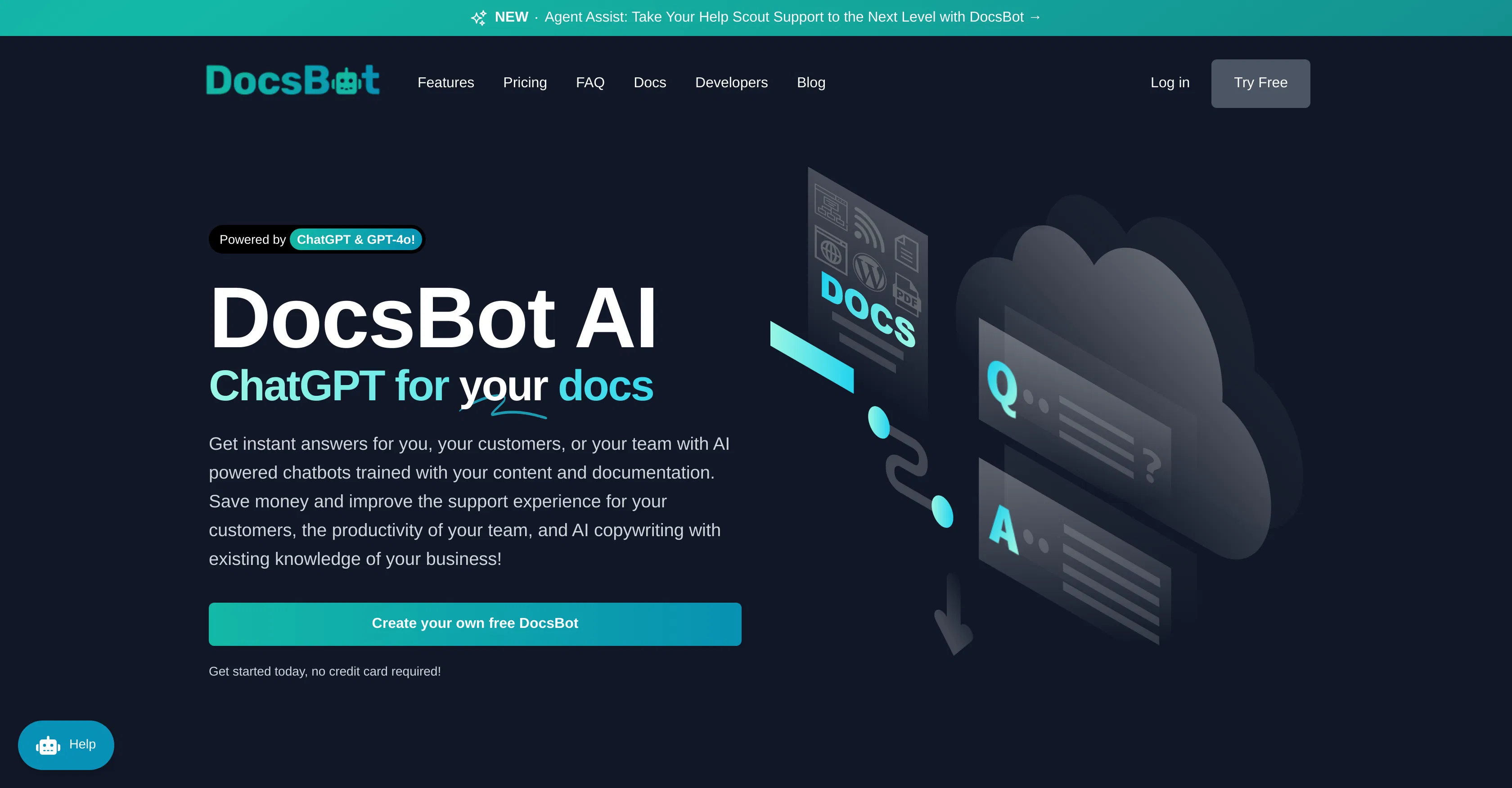DocsBot screenshot