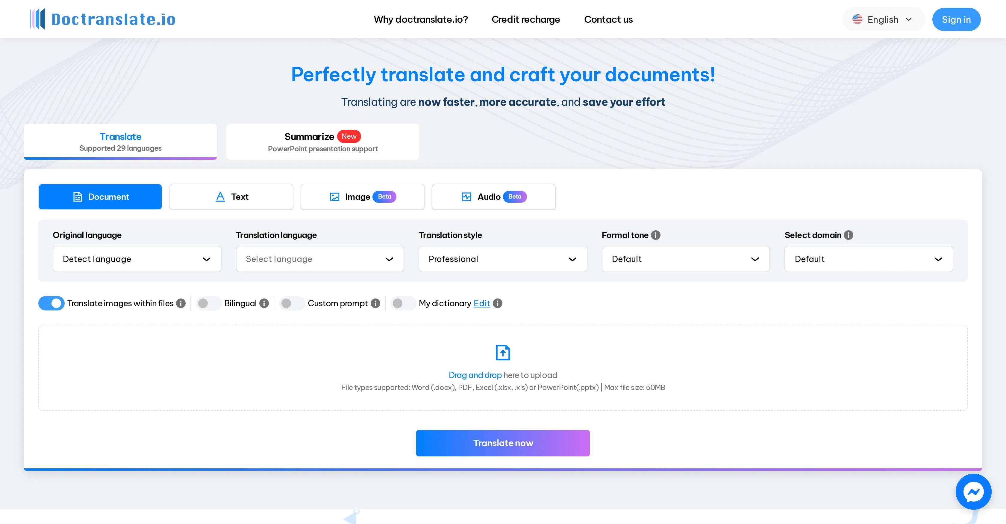 DocTranslate screenshot