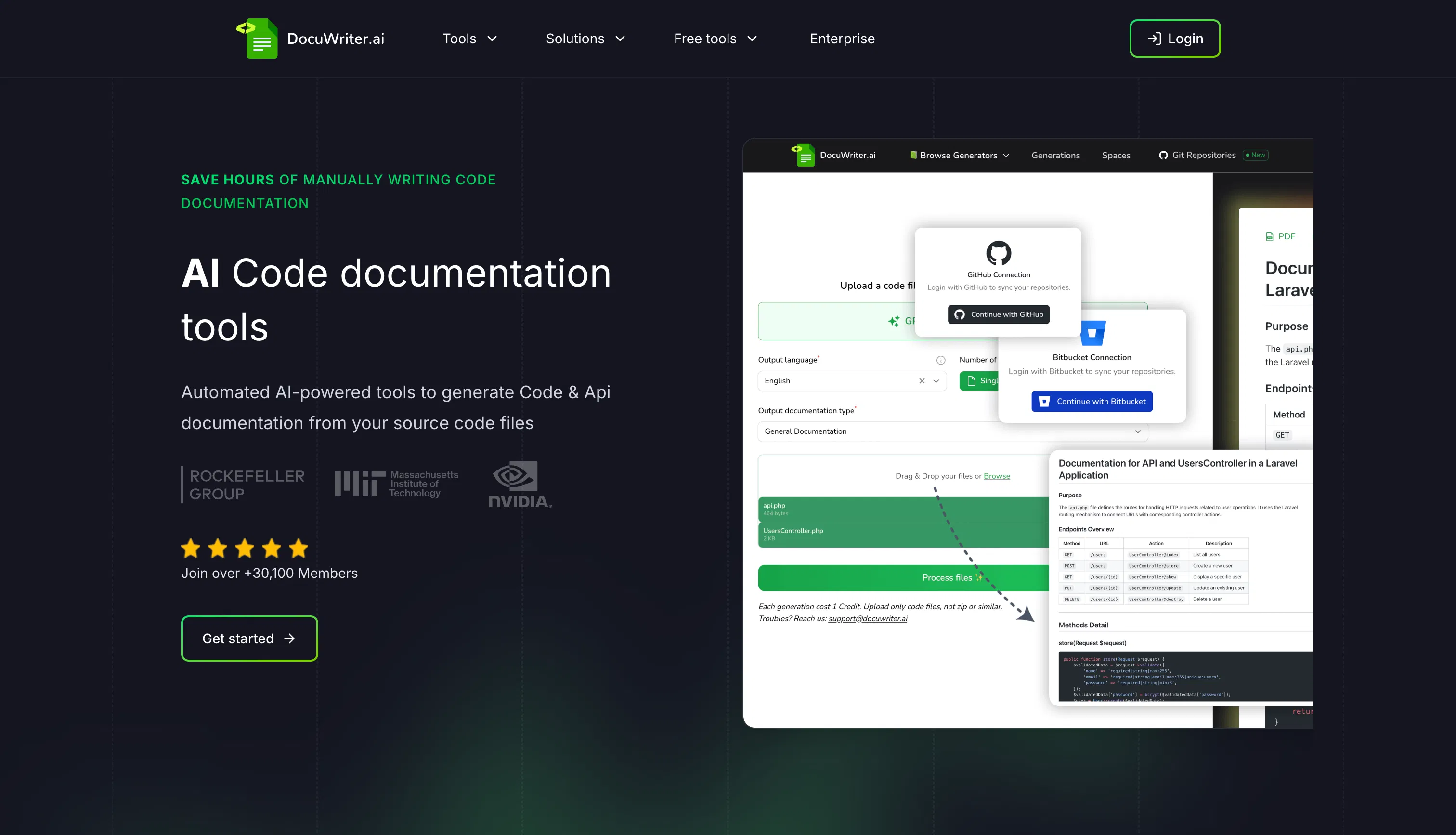 DocuWriter.ai screenshot