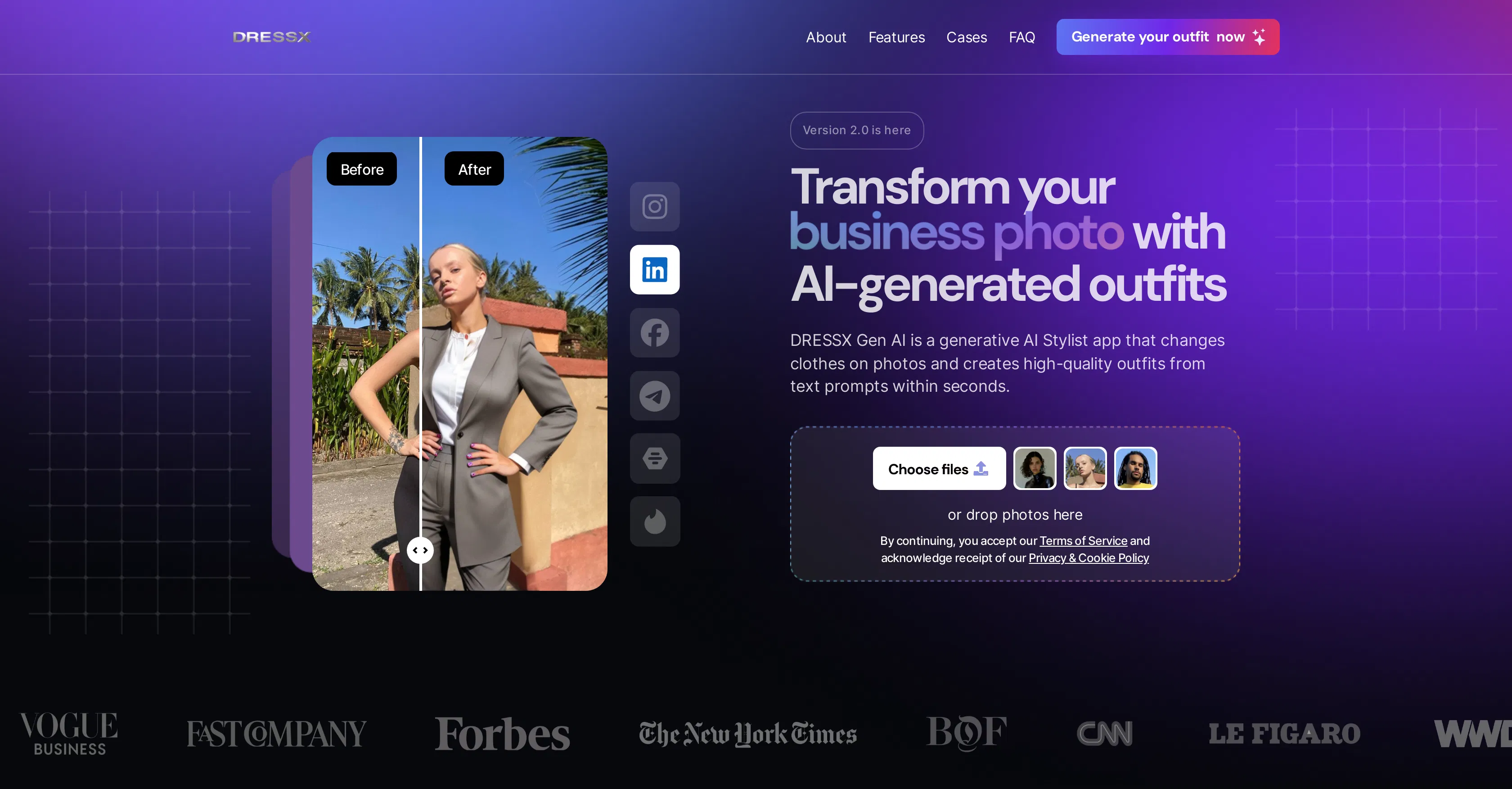 DRESSX.ME screenshot