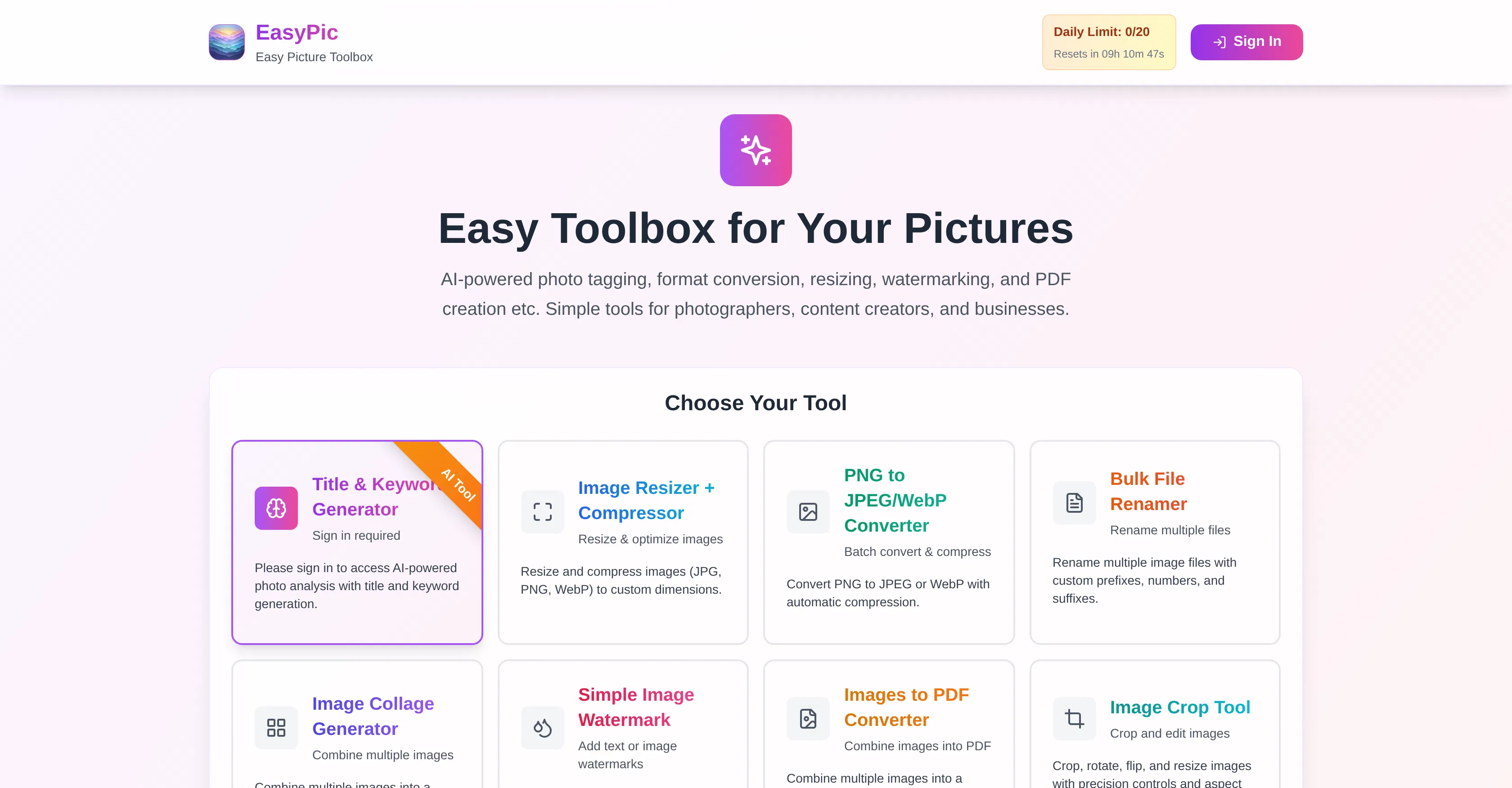 EasyPic.app screenshot