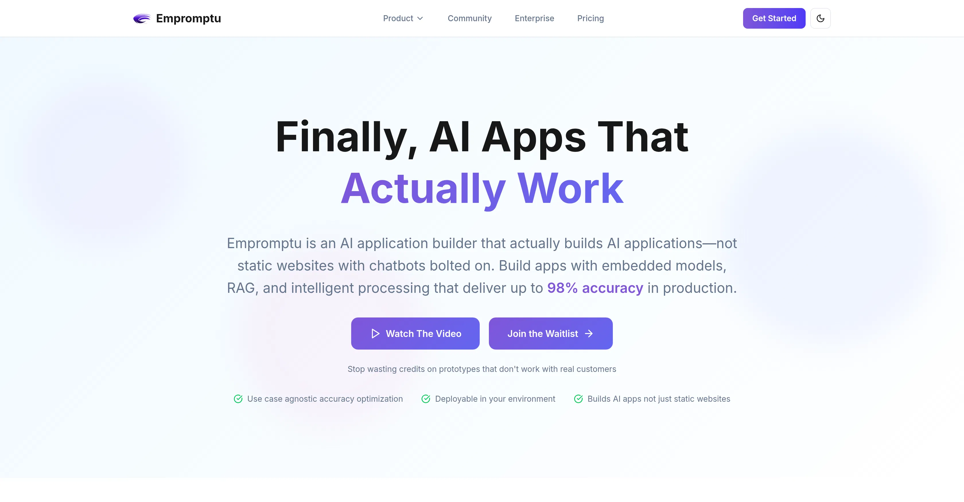 Empromptu screenshot