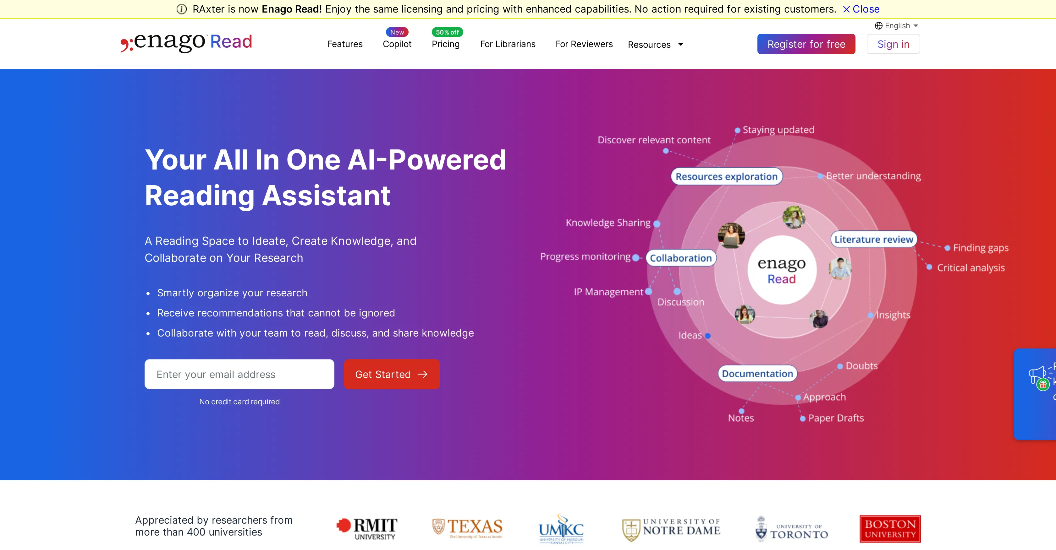 Enago Read screenshot