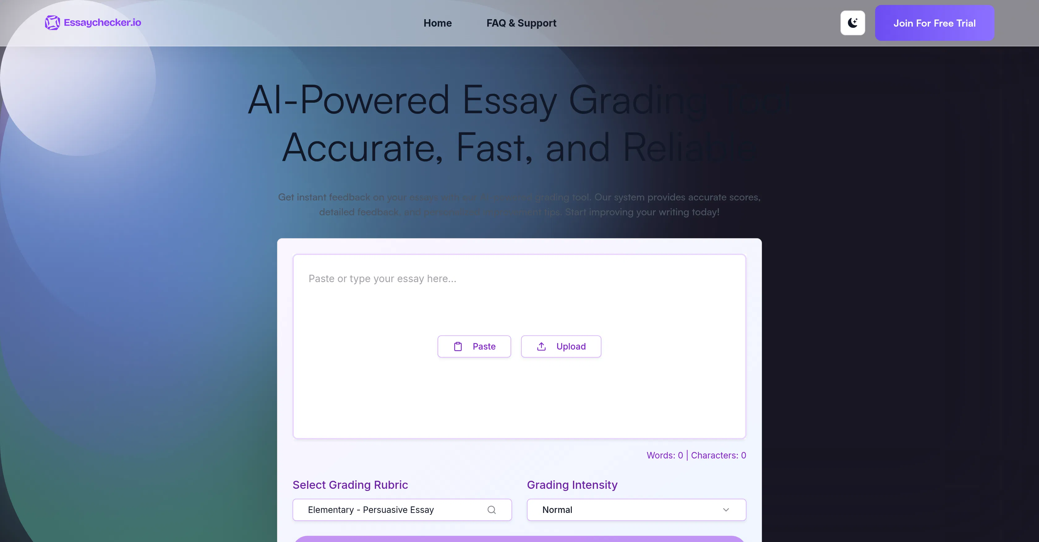 EssayChecker screenshot