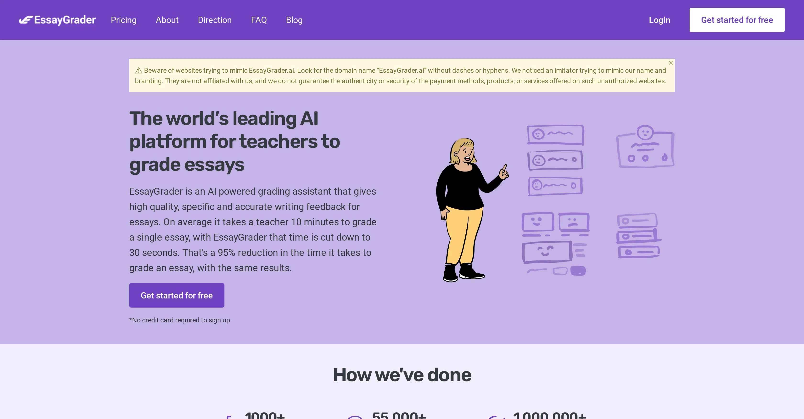 EssayGrader screenshot