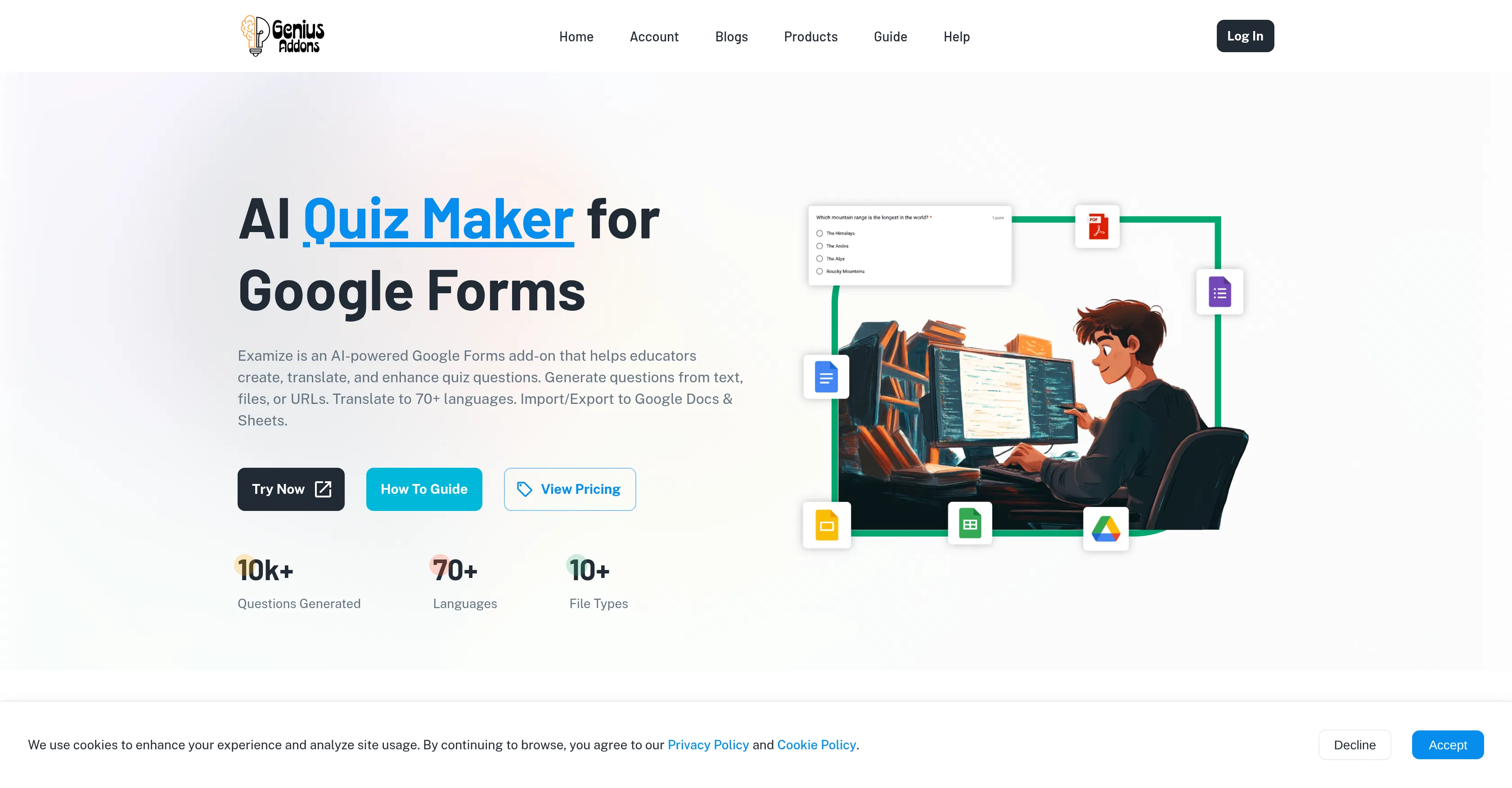 Examize: AI Quiz Maker screenshot