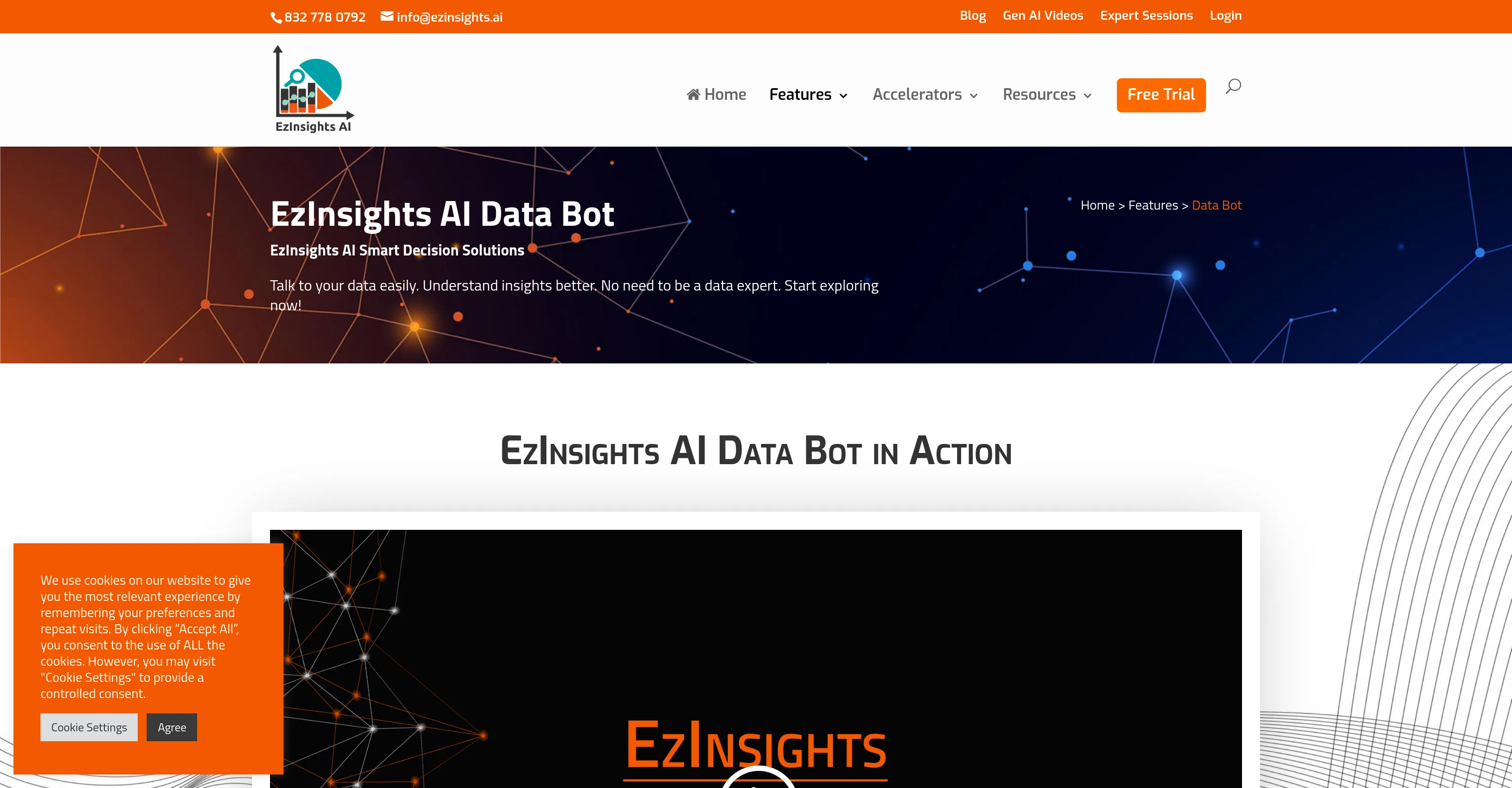 EzInsights Data Bot screenshot