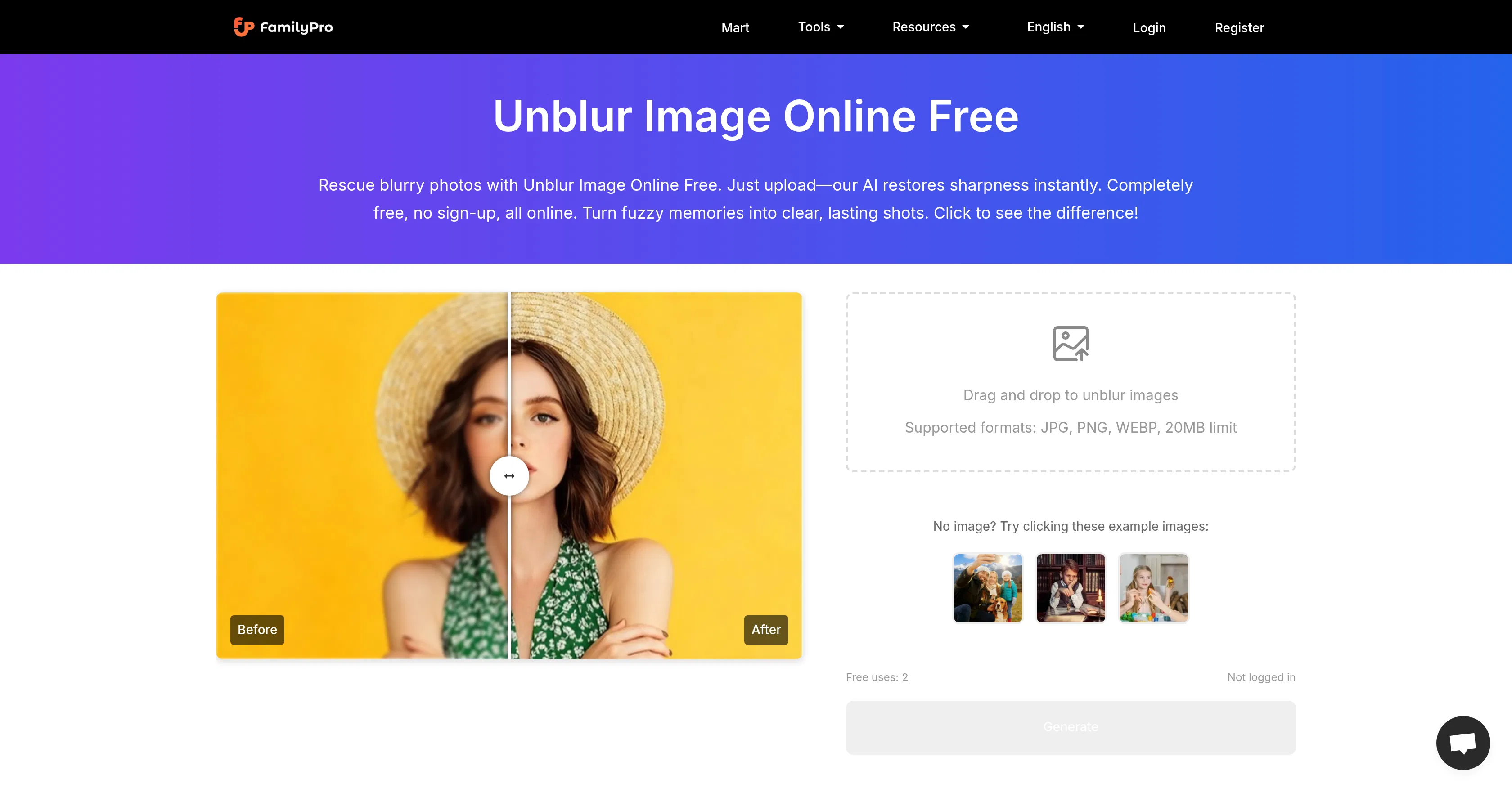 FamilyPro | Unblur Images screenshot