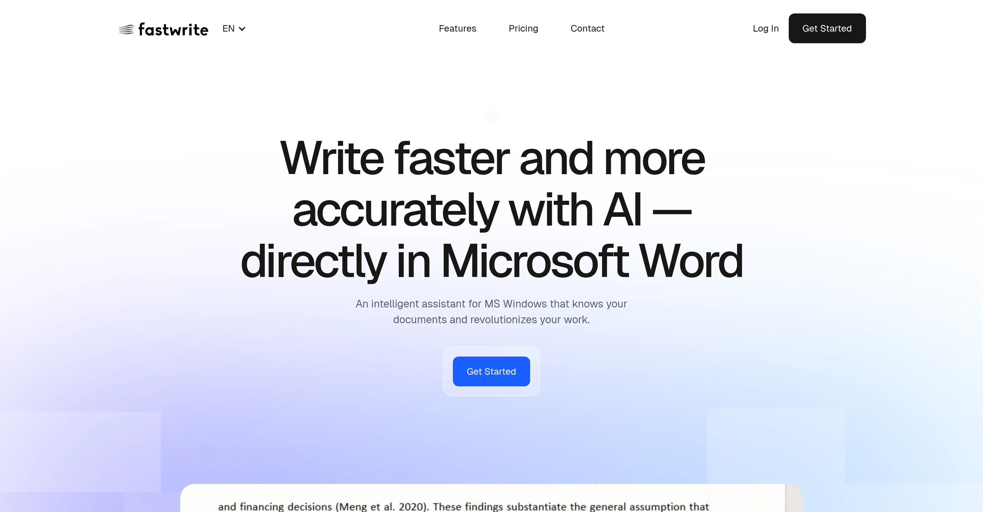 fastwrite screenshot