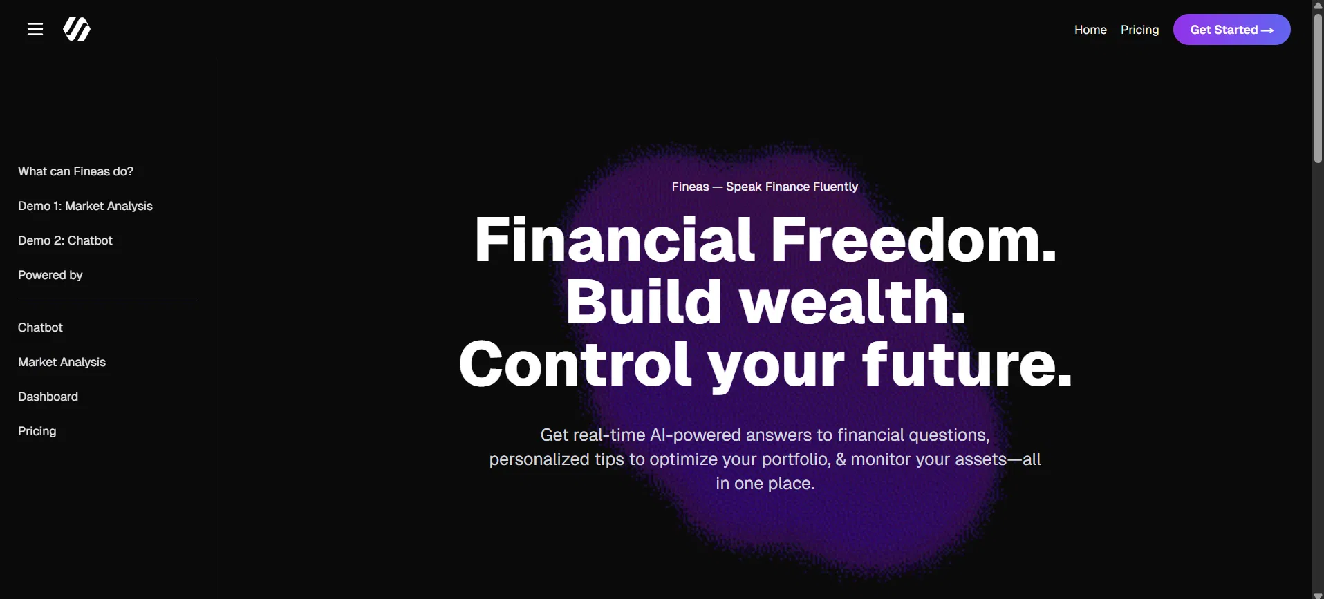 Fineas.Ai screenshot