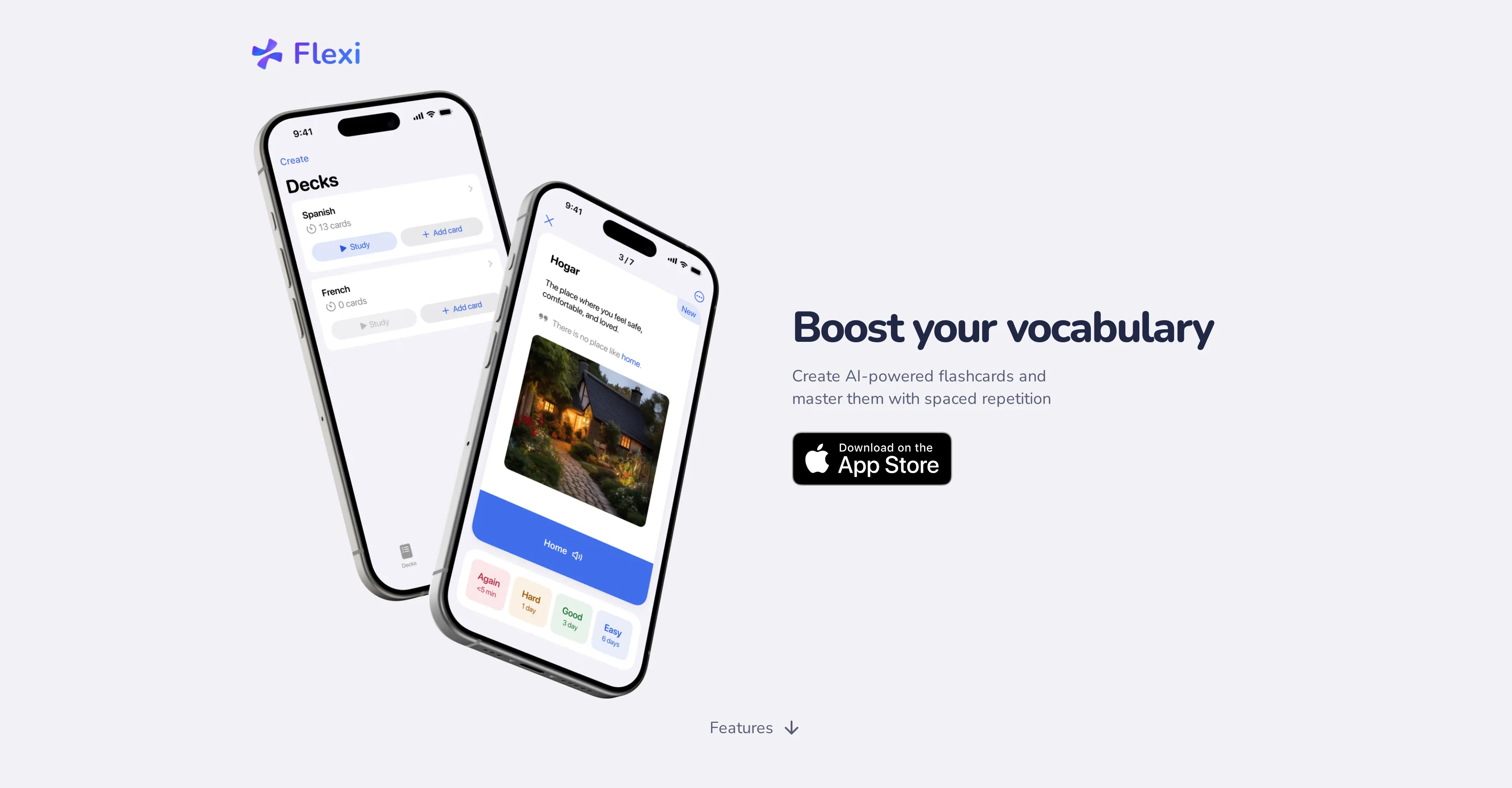 Flexi Cards screenshot
