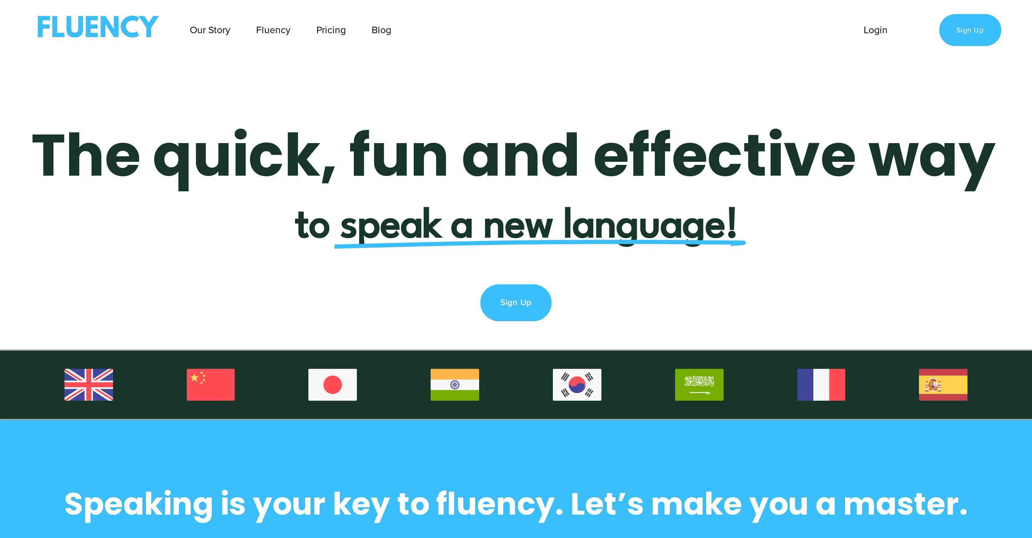 Fluency screenshot
