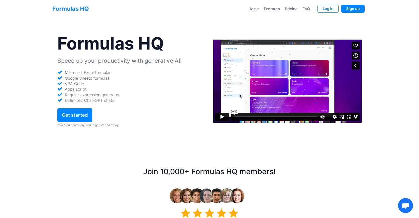 Formulas HQ screenshot