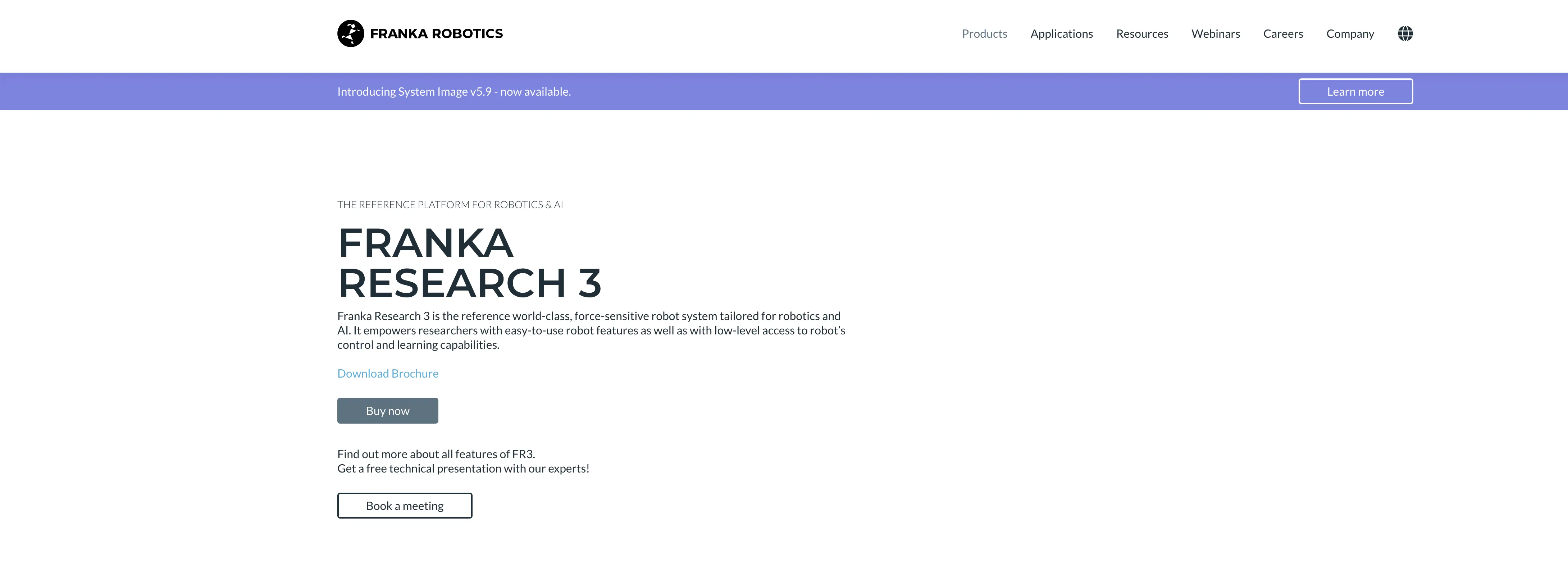 Franka Research screenshot