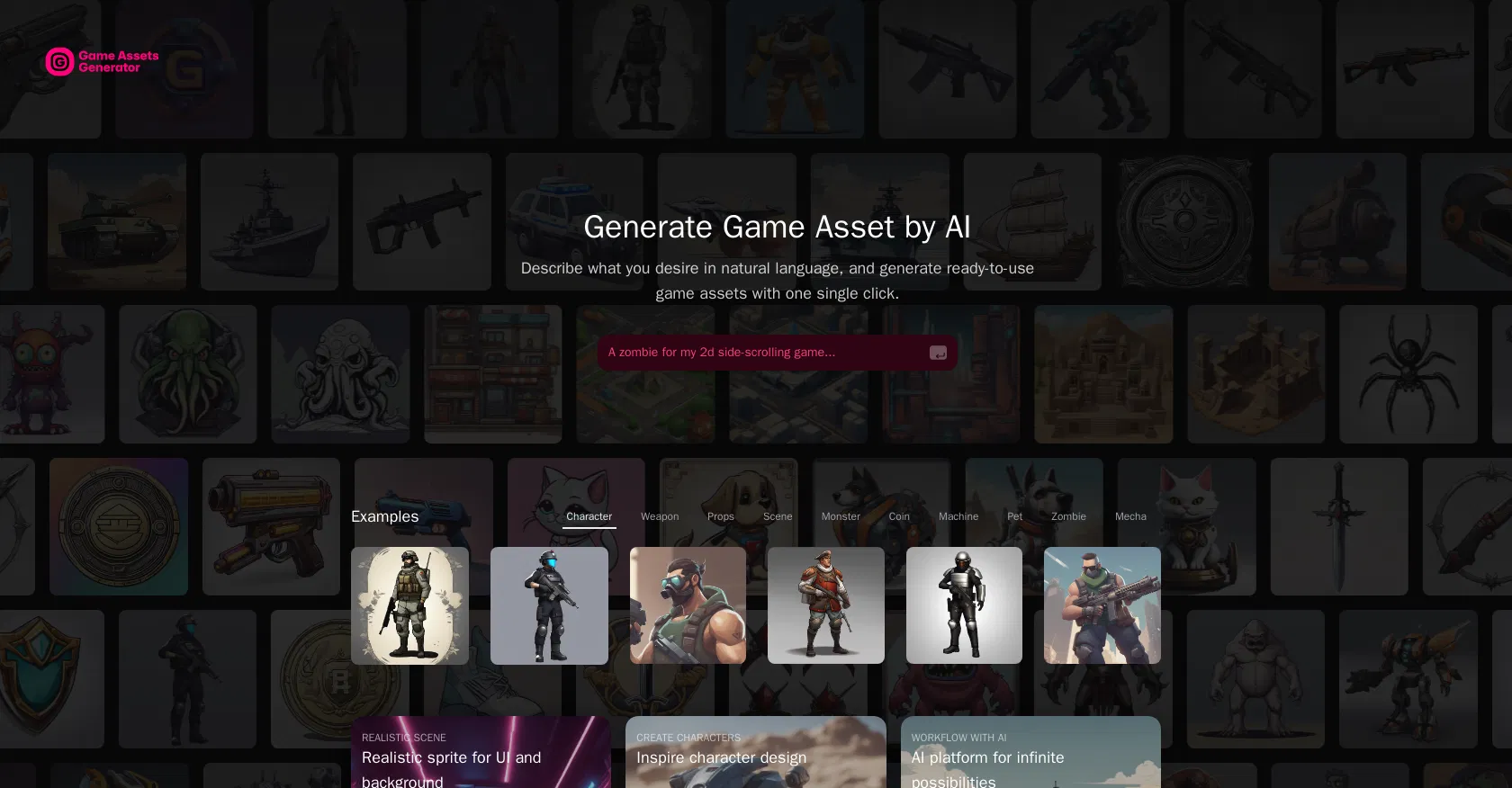 Game Assets Generator screenshot