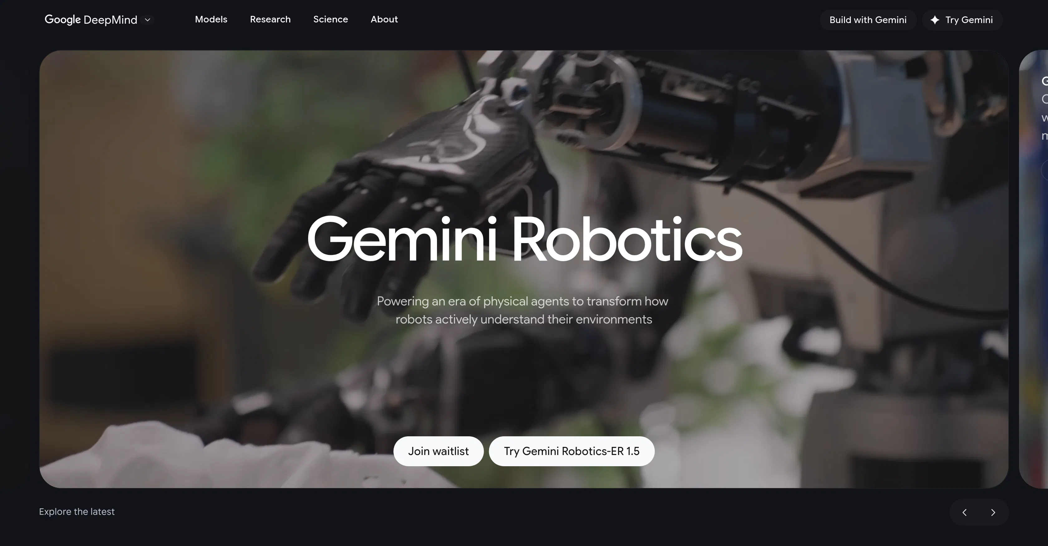 Gemini Robotics screenshot