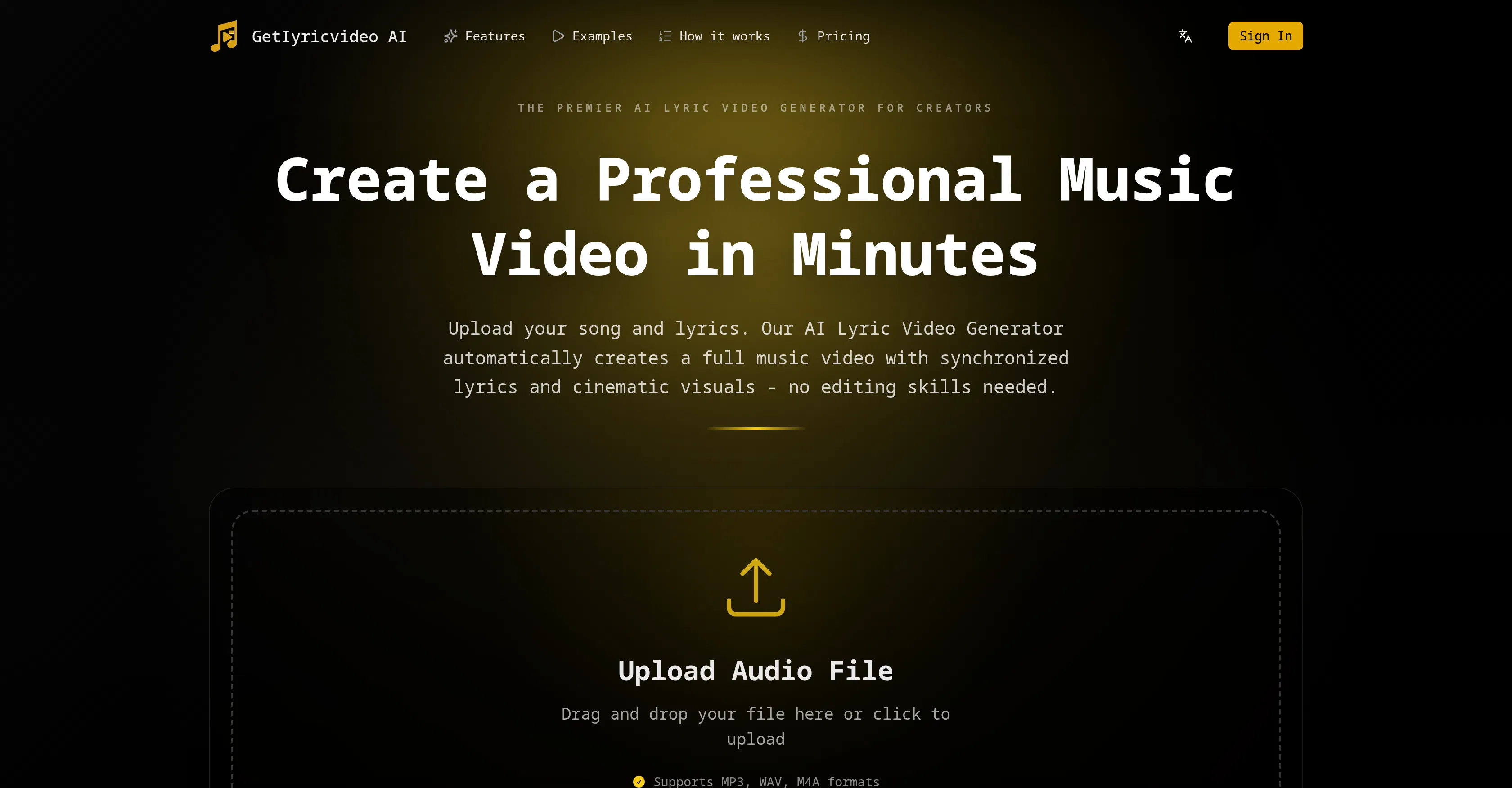 GetLyricVideo AI screenshot