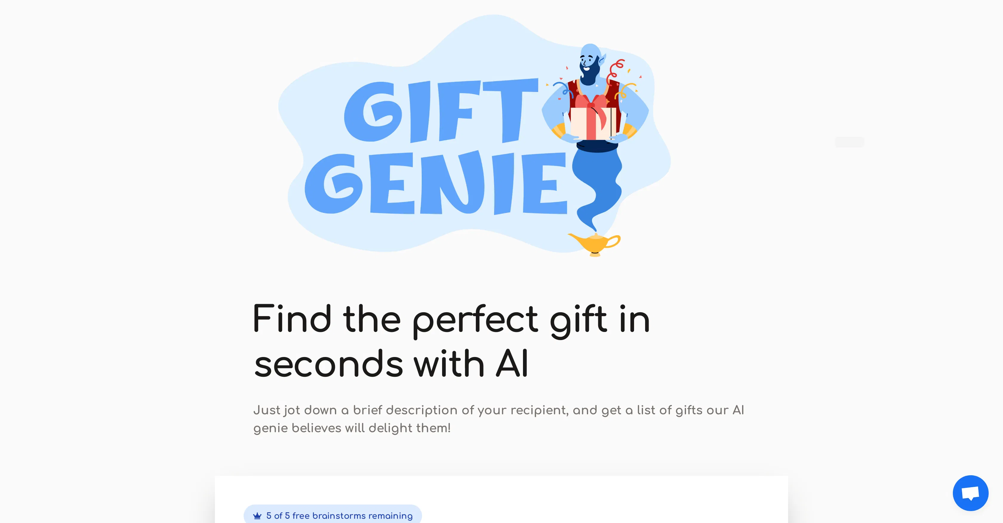 Gift Genie AI screenshot