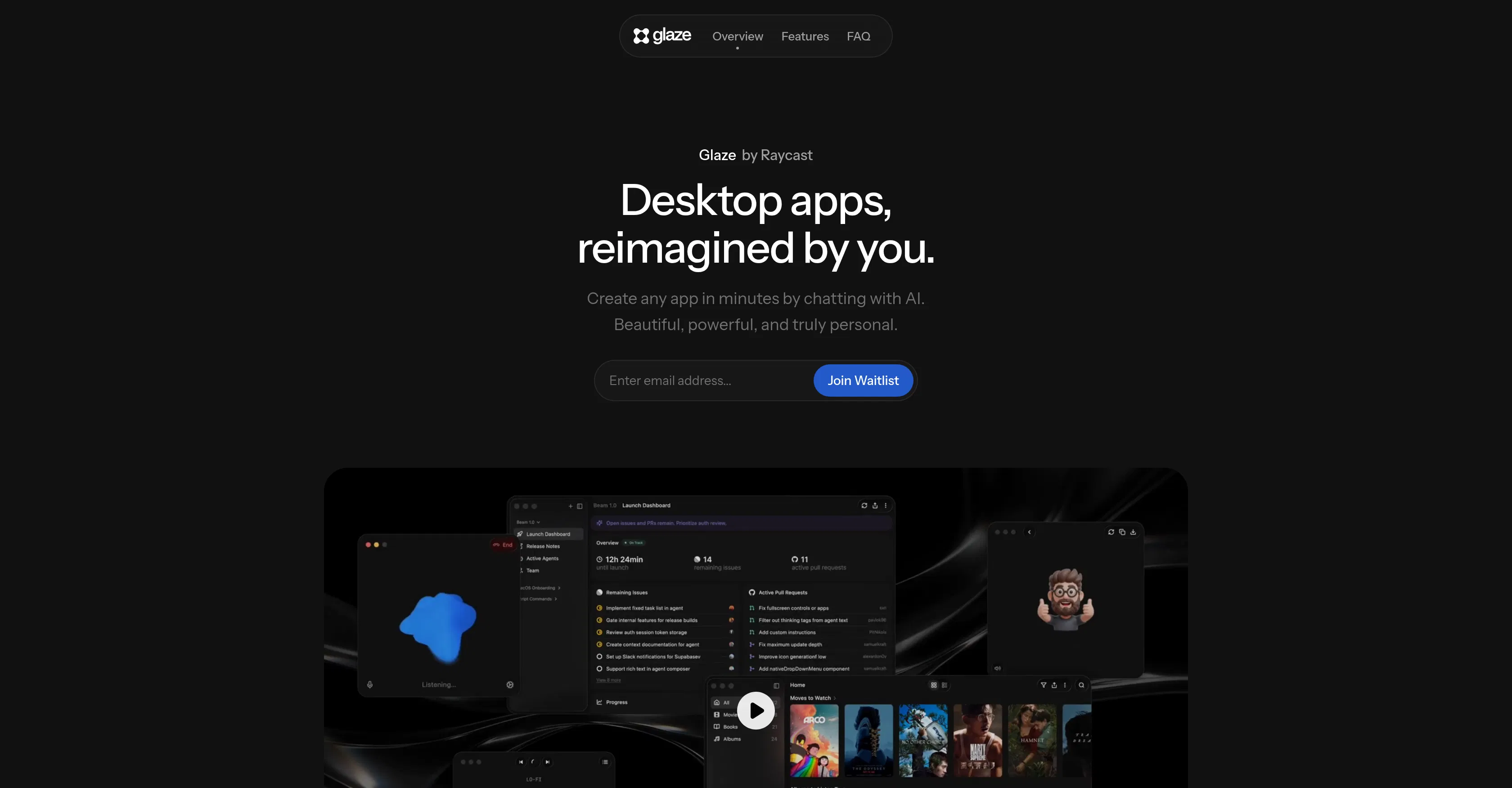 Glaze by Raycast screenshot