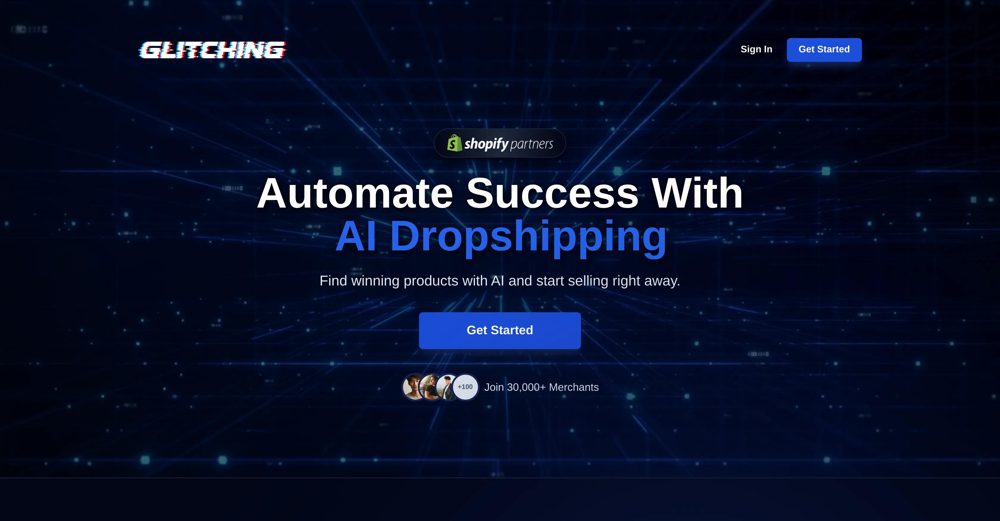 Glitching screenshot