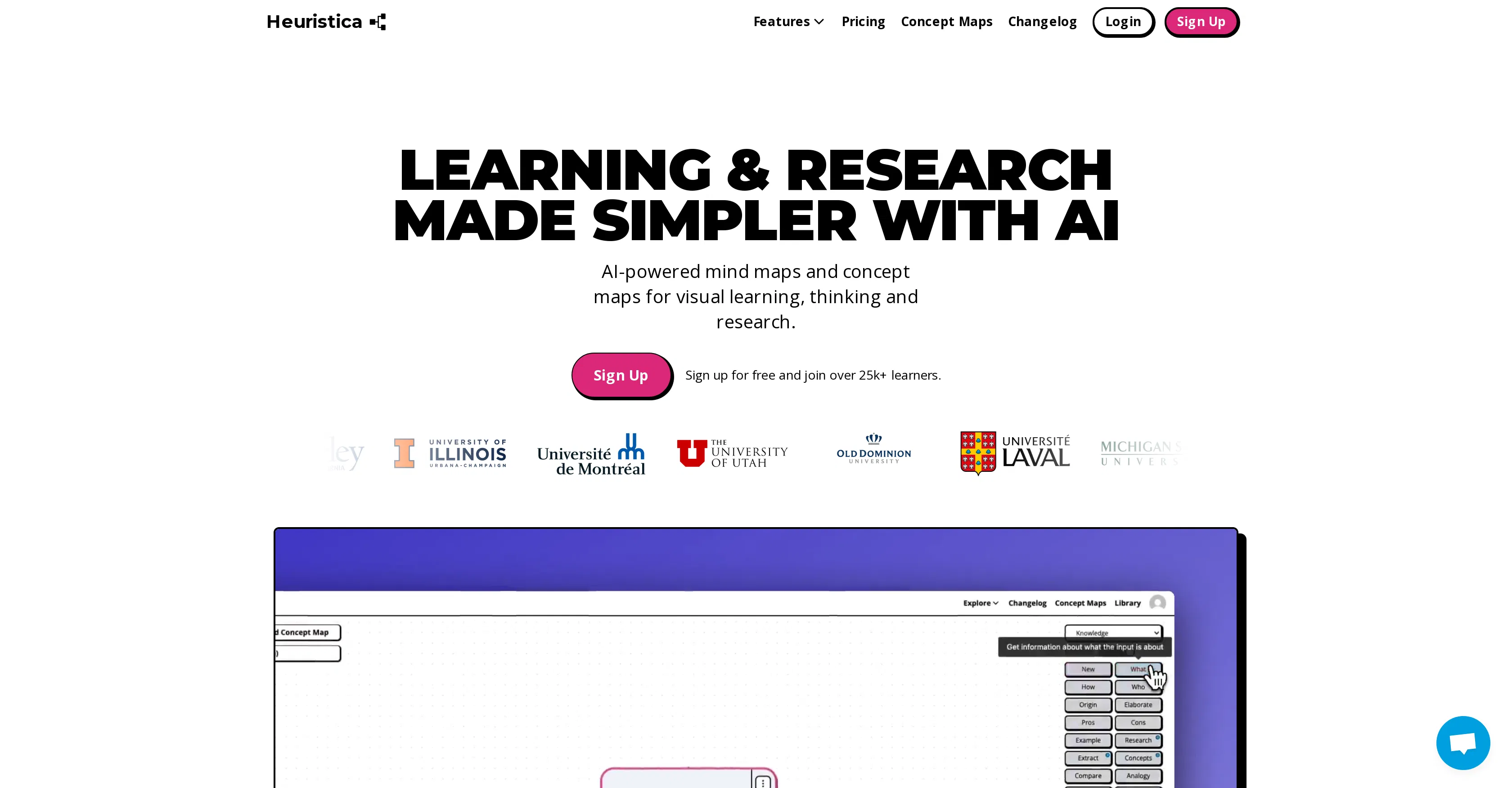 Heuristica screenshot