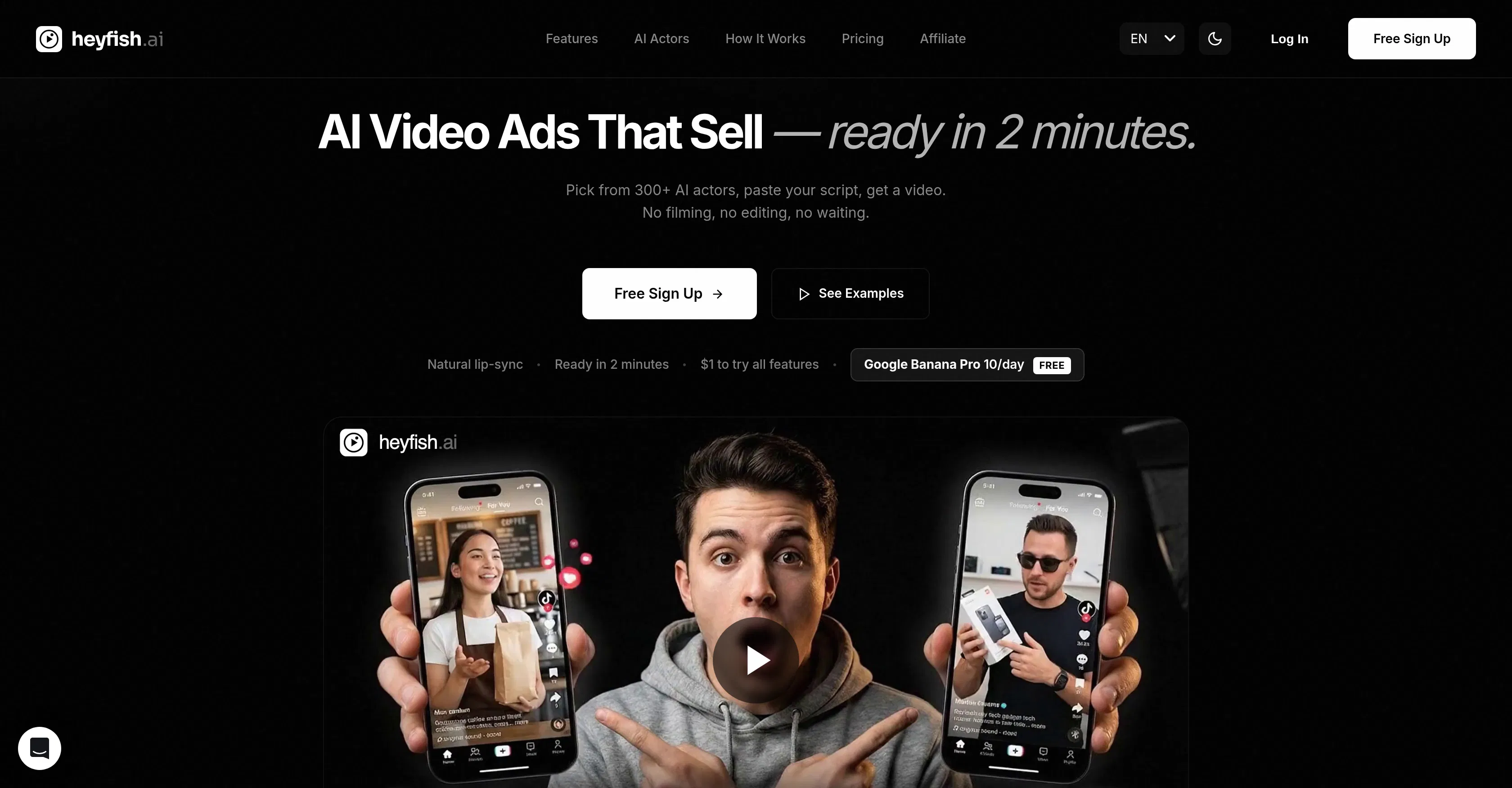 HeyFish.ai screenshot