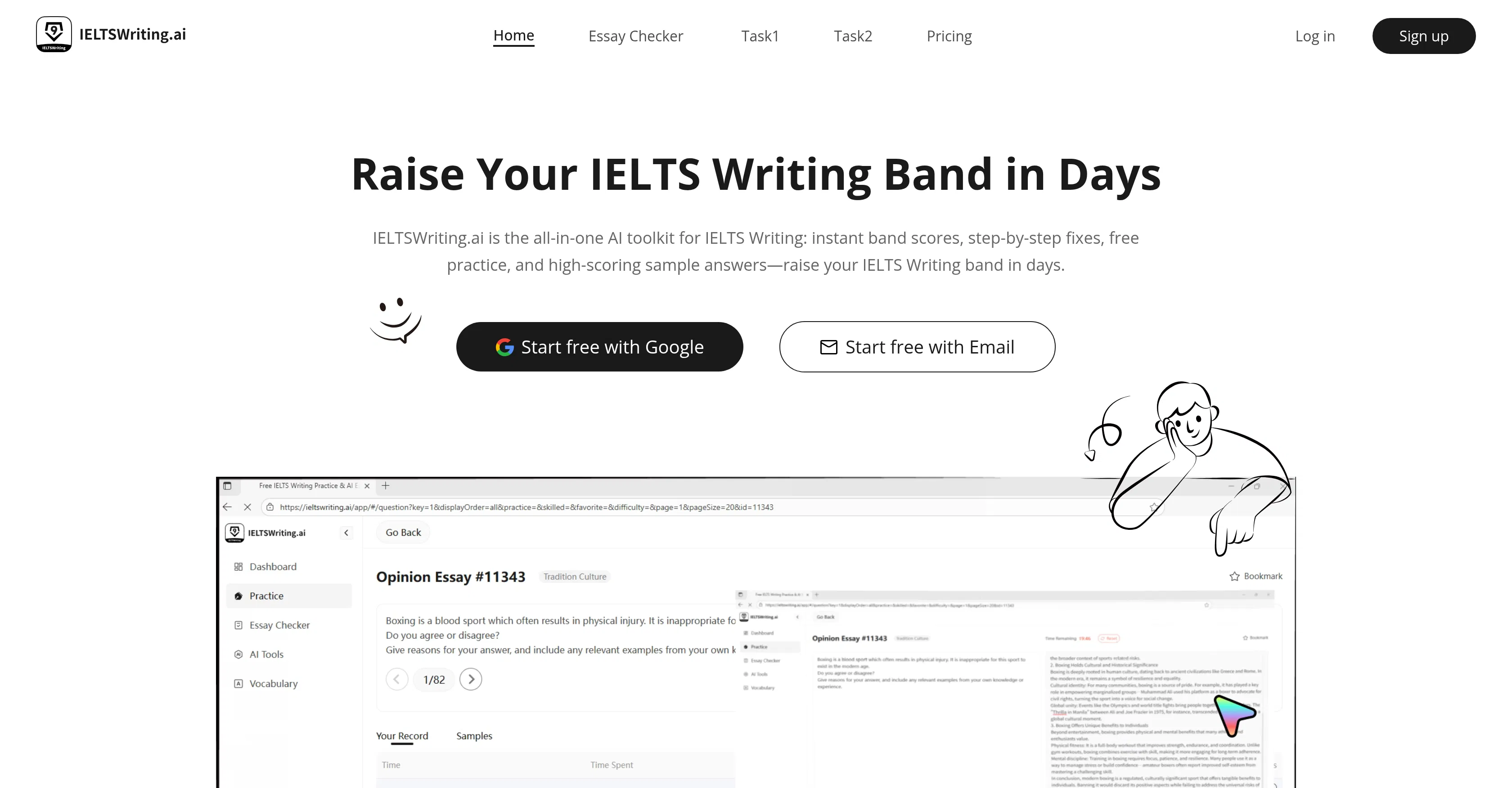 IELTSwriting.ai screenshot