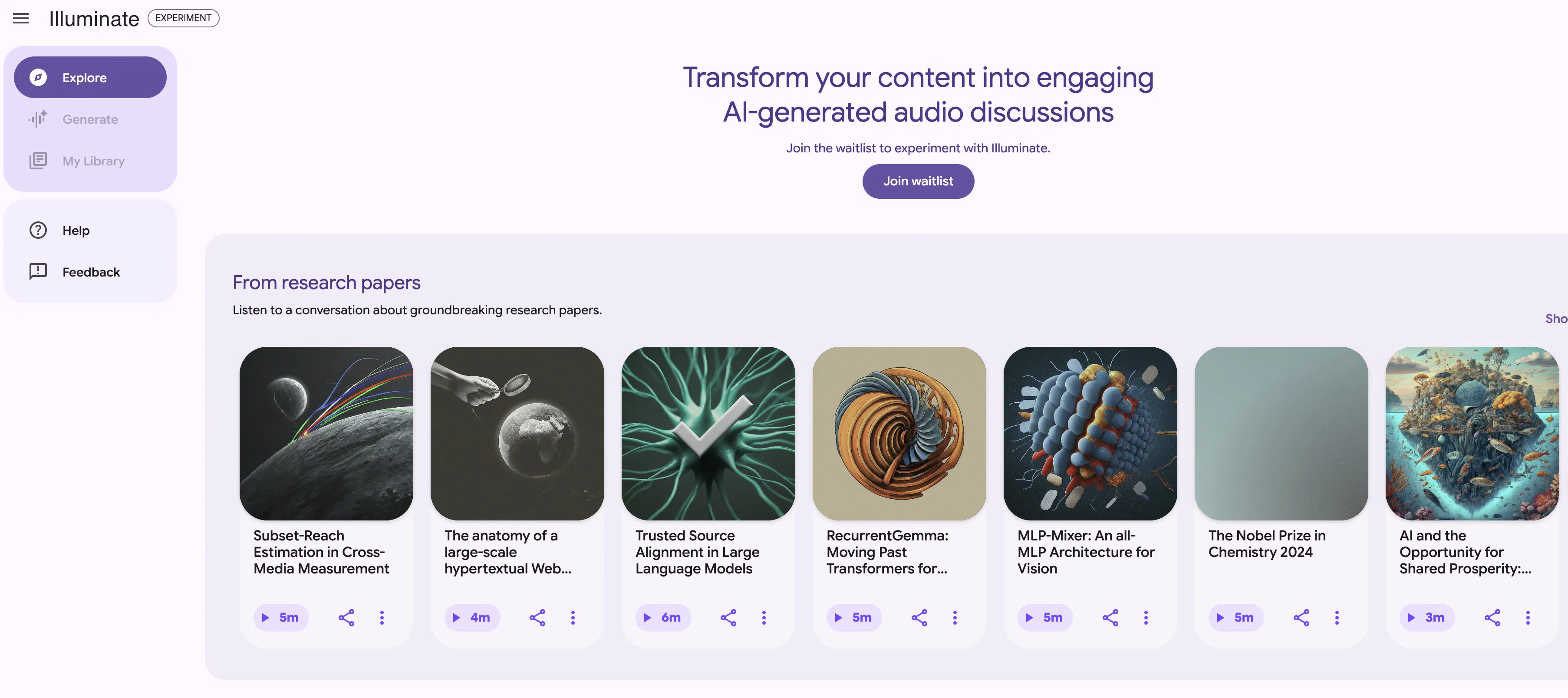 Illuminate screenshot