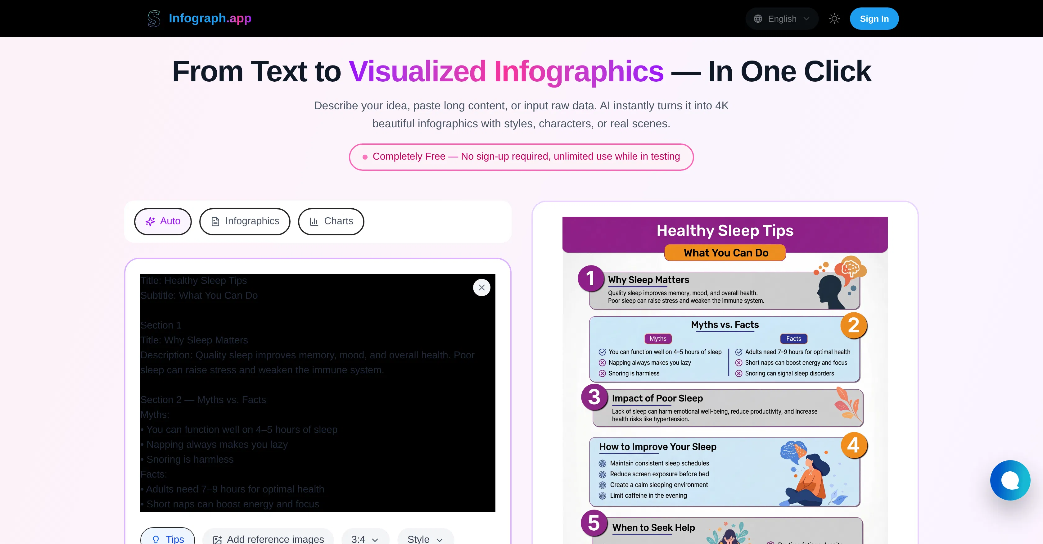 Infograph.app screenshot