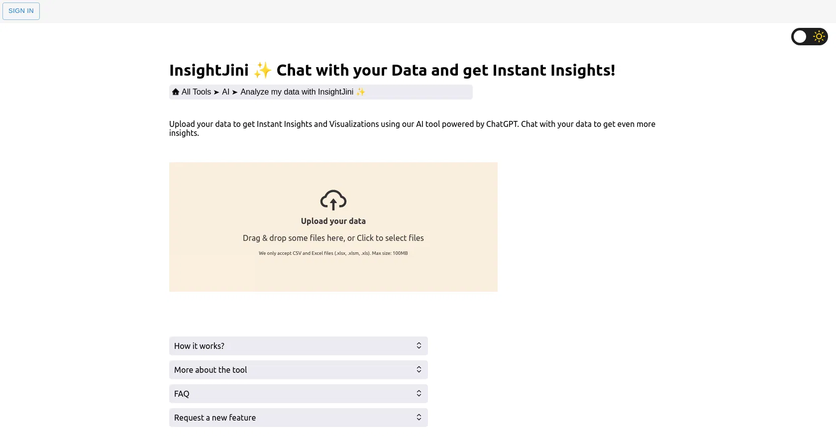 InsightJini screenshot