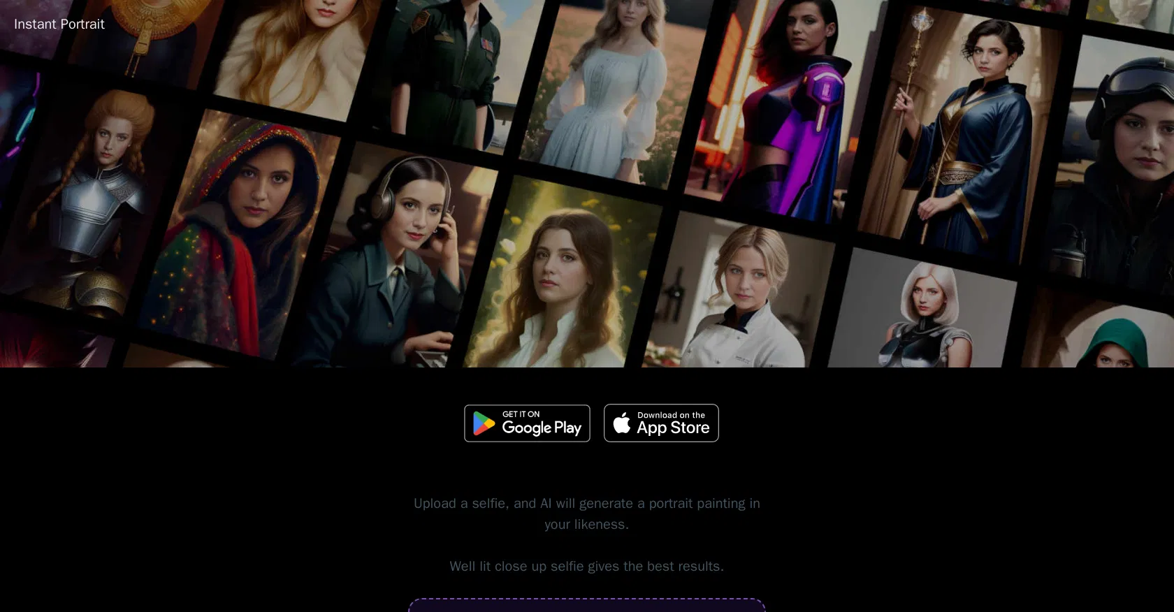 Instant Portrait screenshot