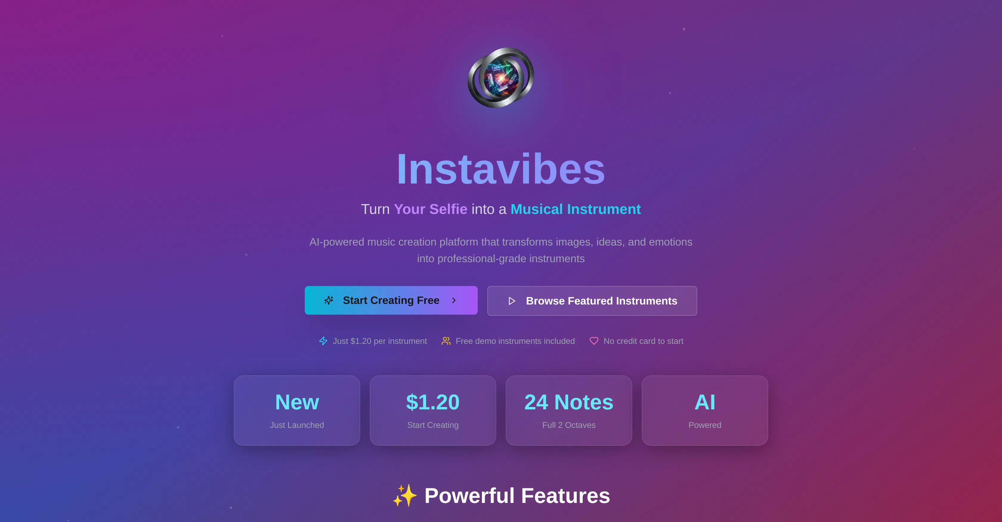 Instavibes screenshot