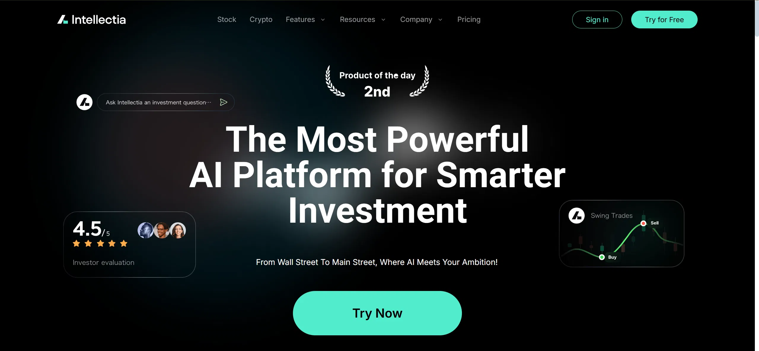 Intellectia screenshot