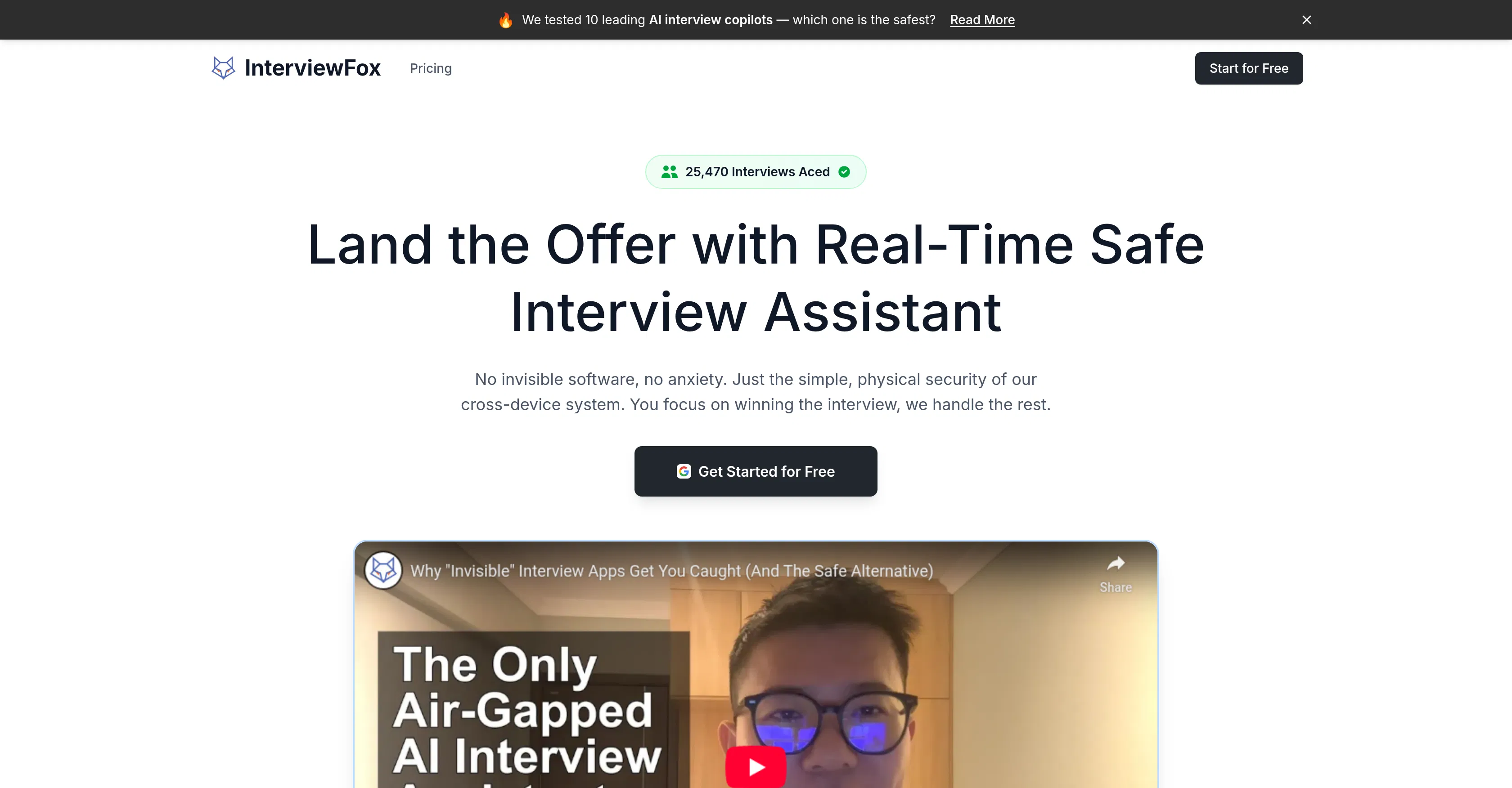 InterviewFox screenshot