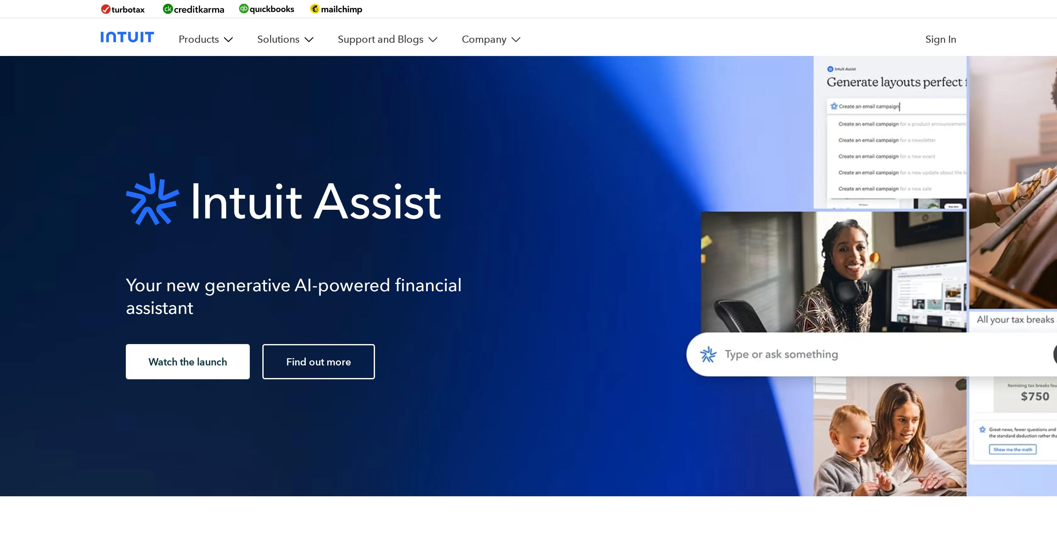 Intuit Assist screenshot