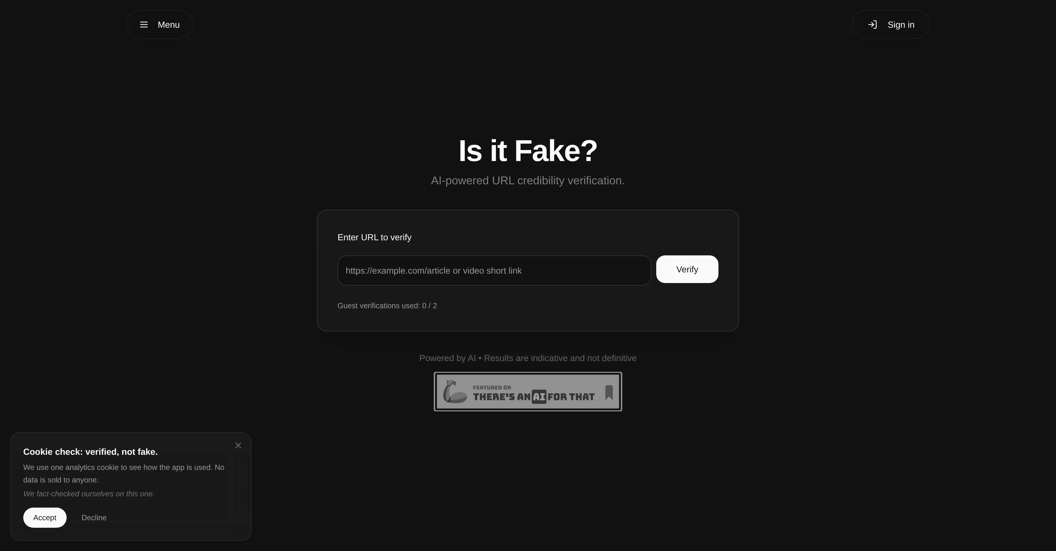 Is It Fake? screenshot