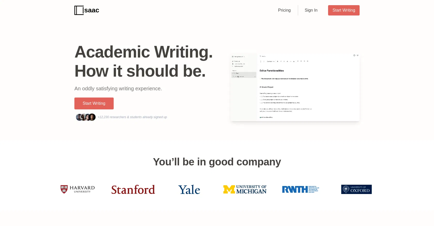 Isaac Editor screenshot