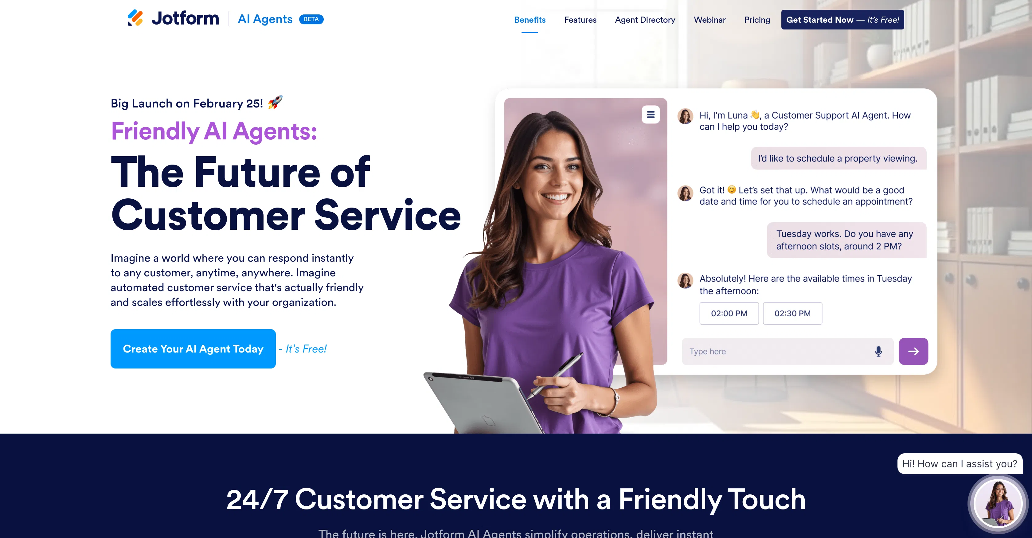 Jotform AI Agents screenshot