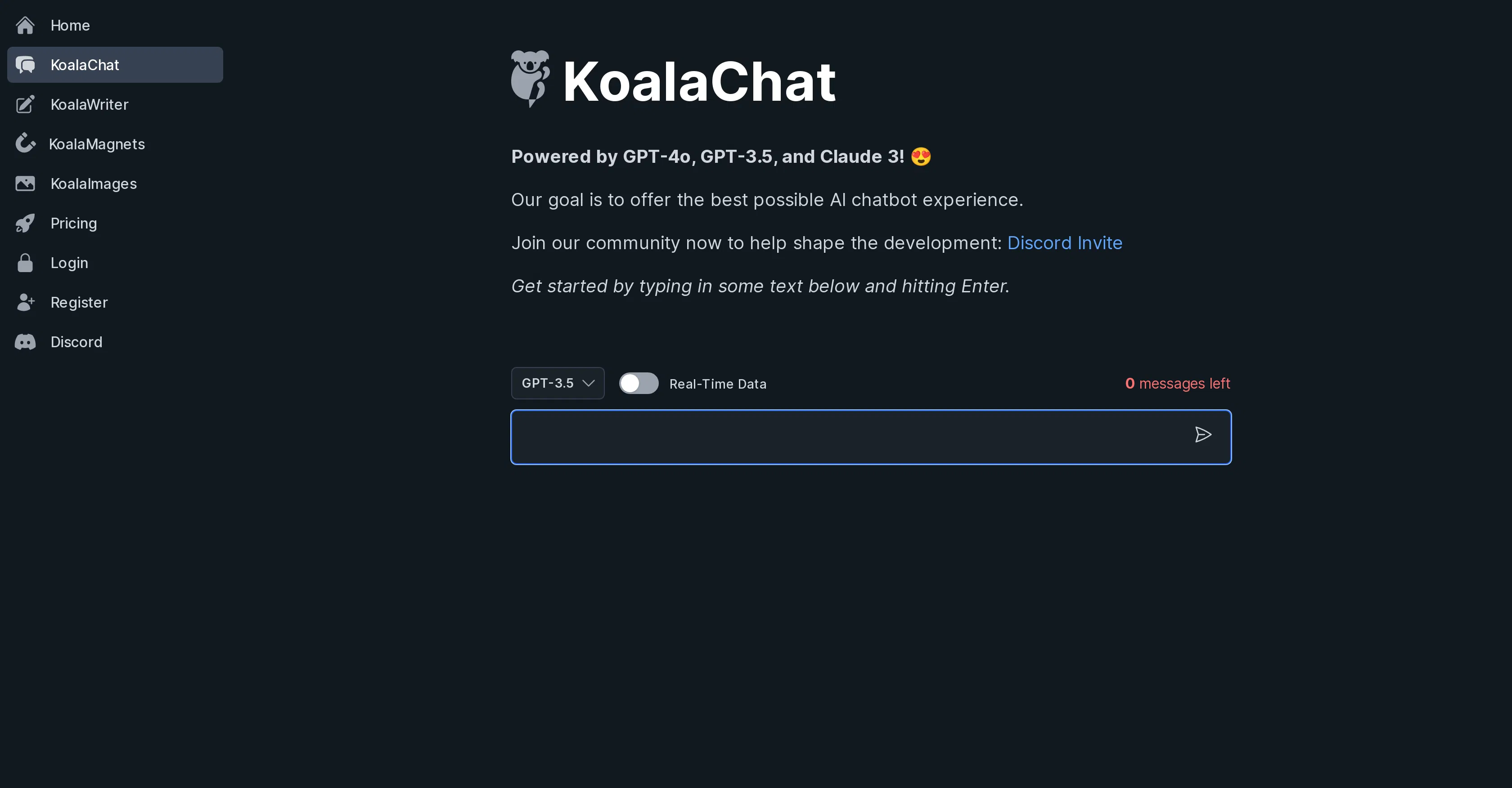 KoalaChat screenshot
