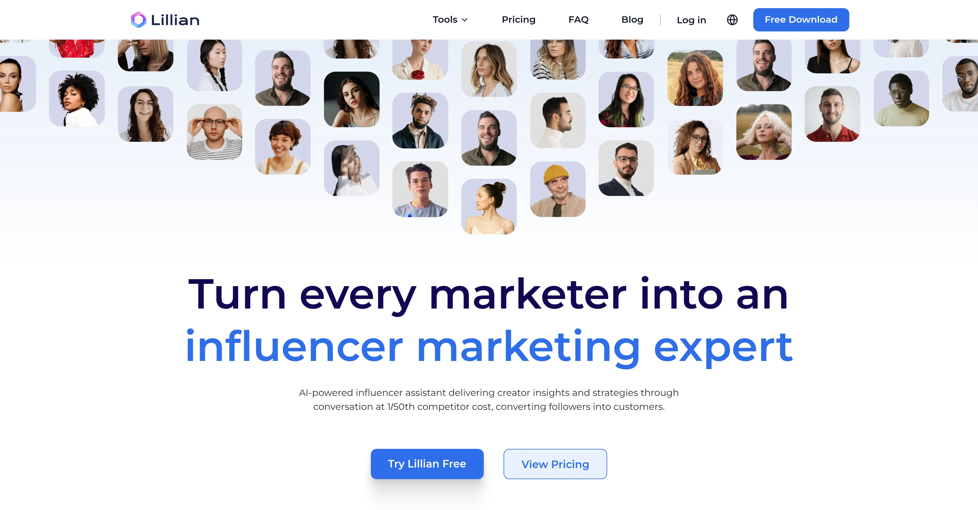Lillian - AI Influencer Marketing screenshot