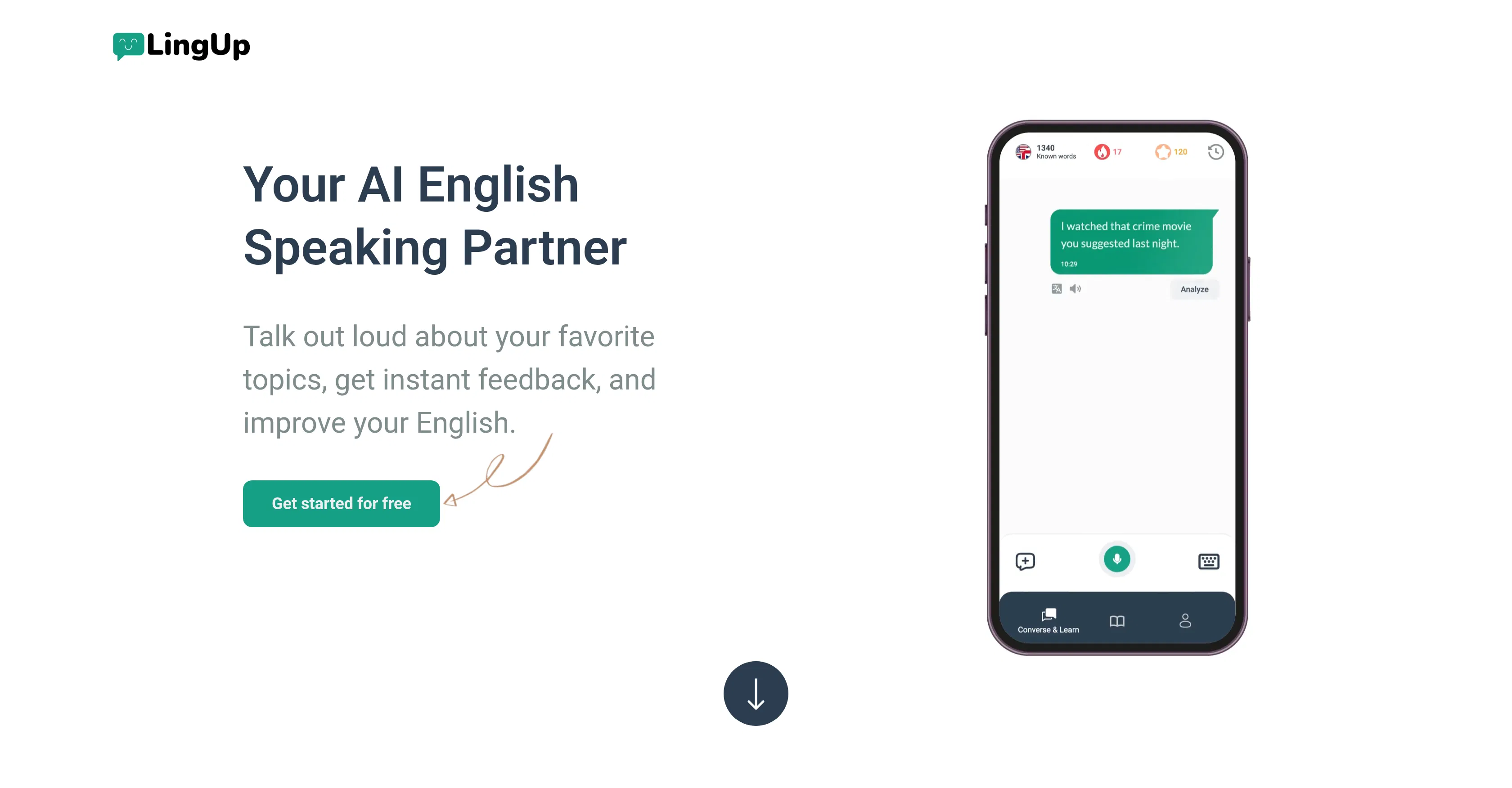 LingUp AI screenshot