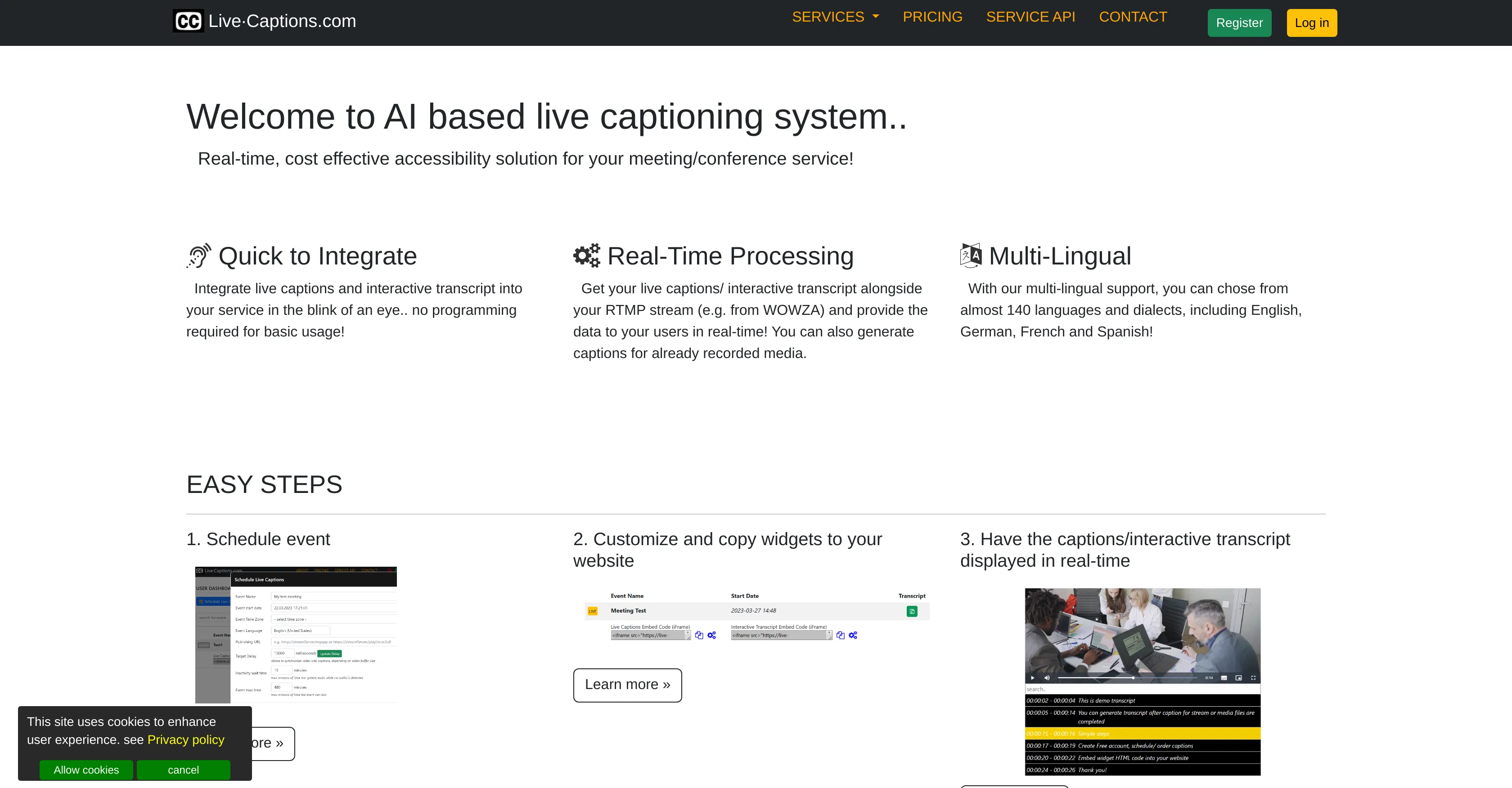 Live Captions screenshot
