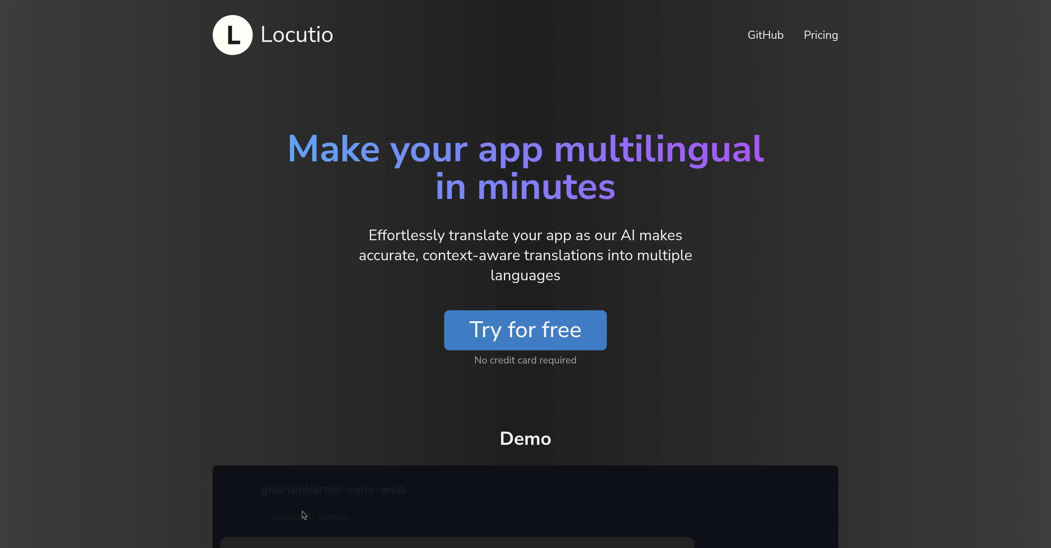 Locutio screenshot