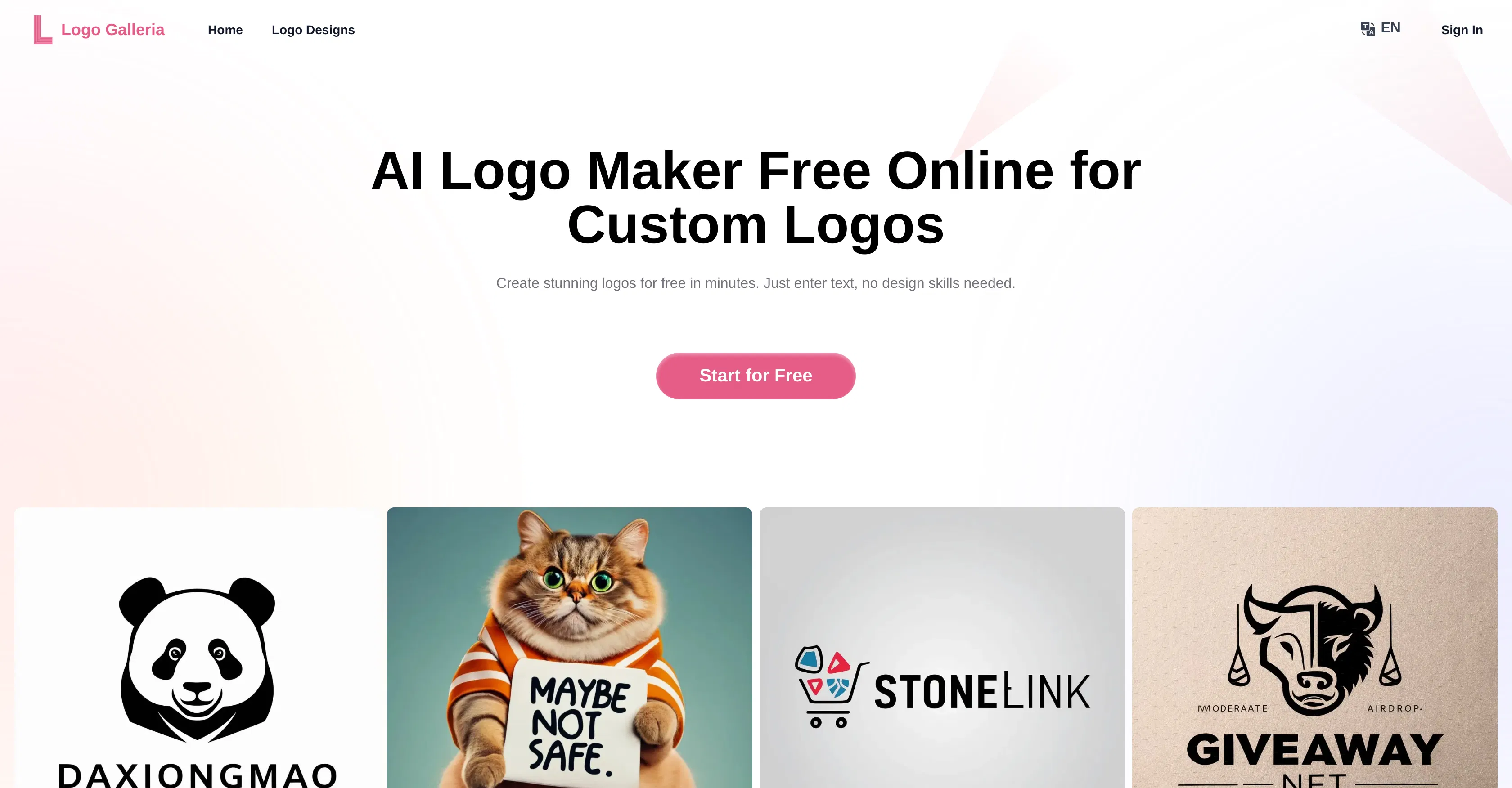 Logo Galleria screenshot