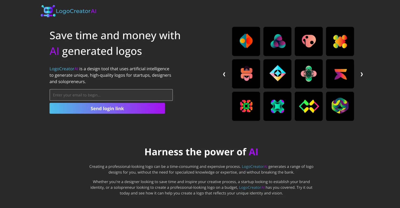 LogoCreatorAI screenshot