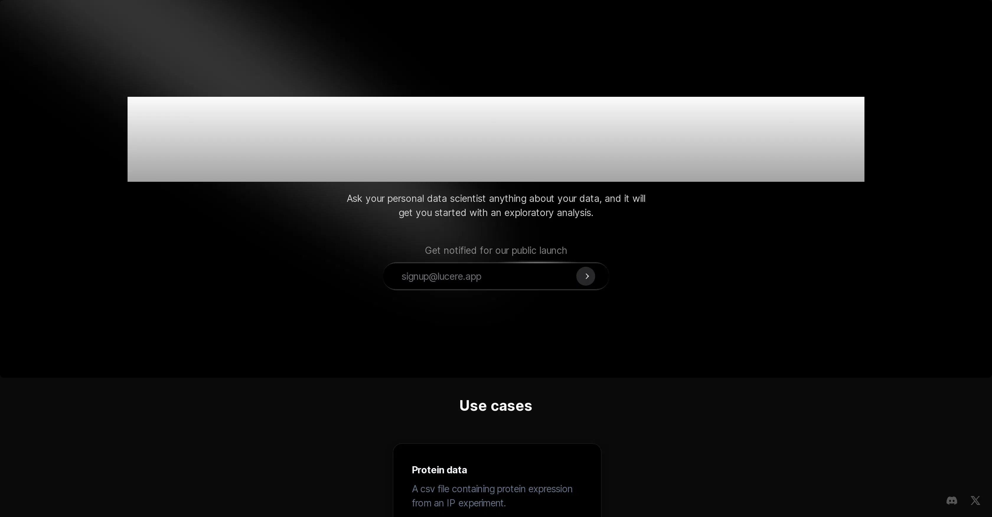 Lucere Datascience screenshot