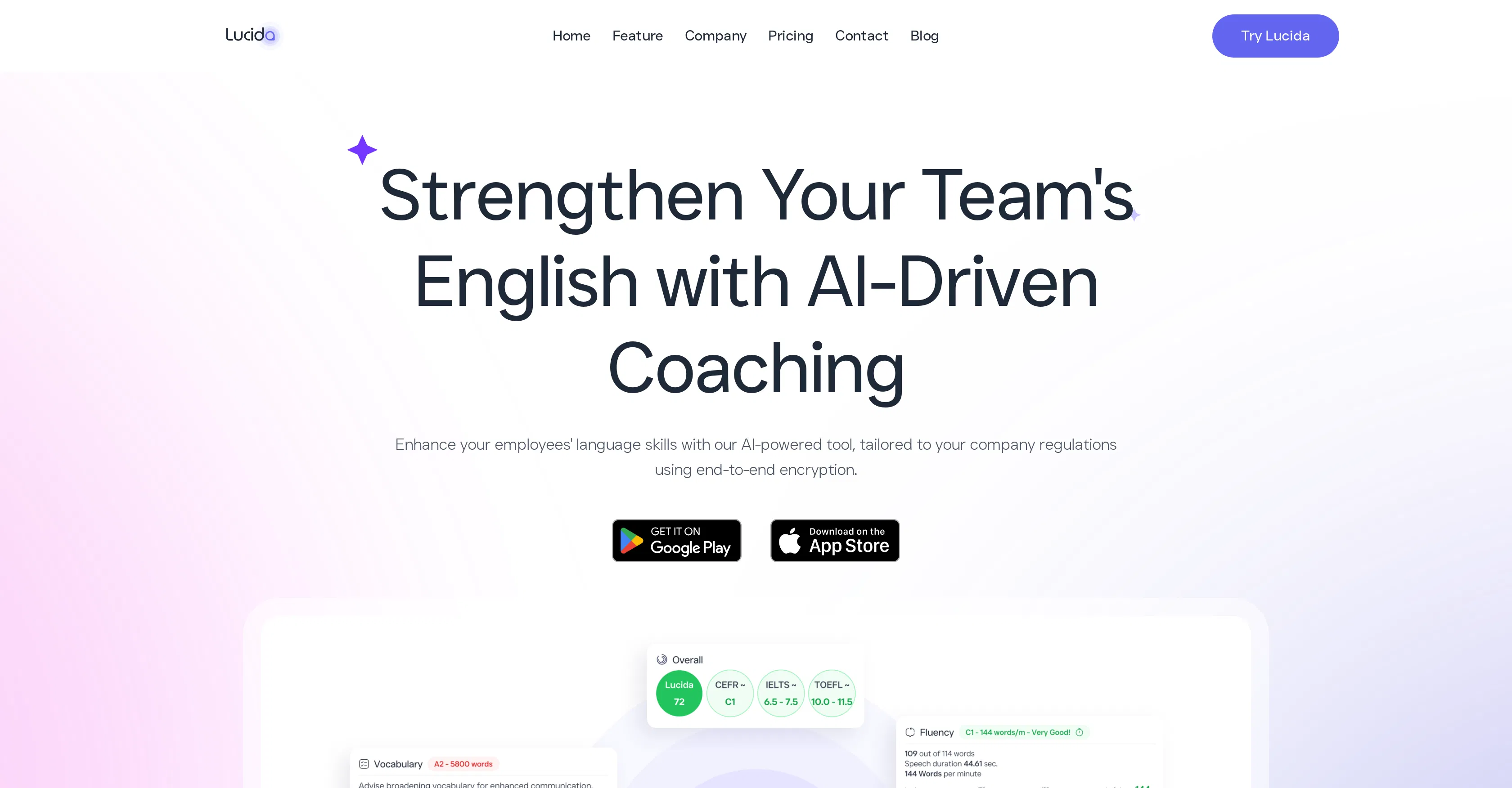 Lucida AI screenshot