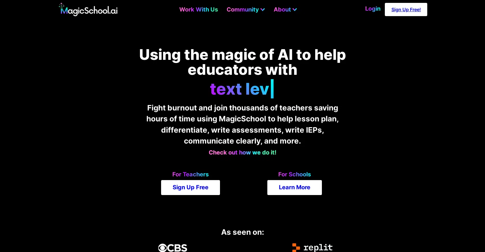 MagicSchool screenshot