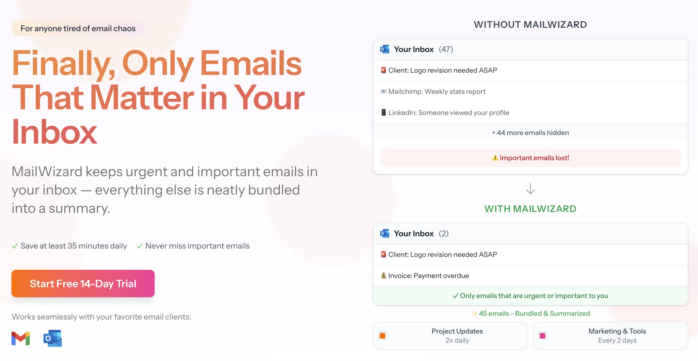 MailWizard screenshot