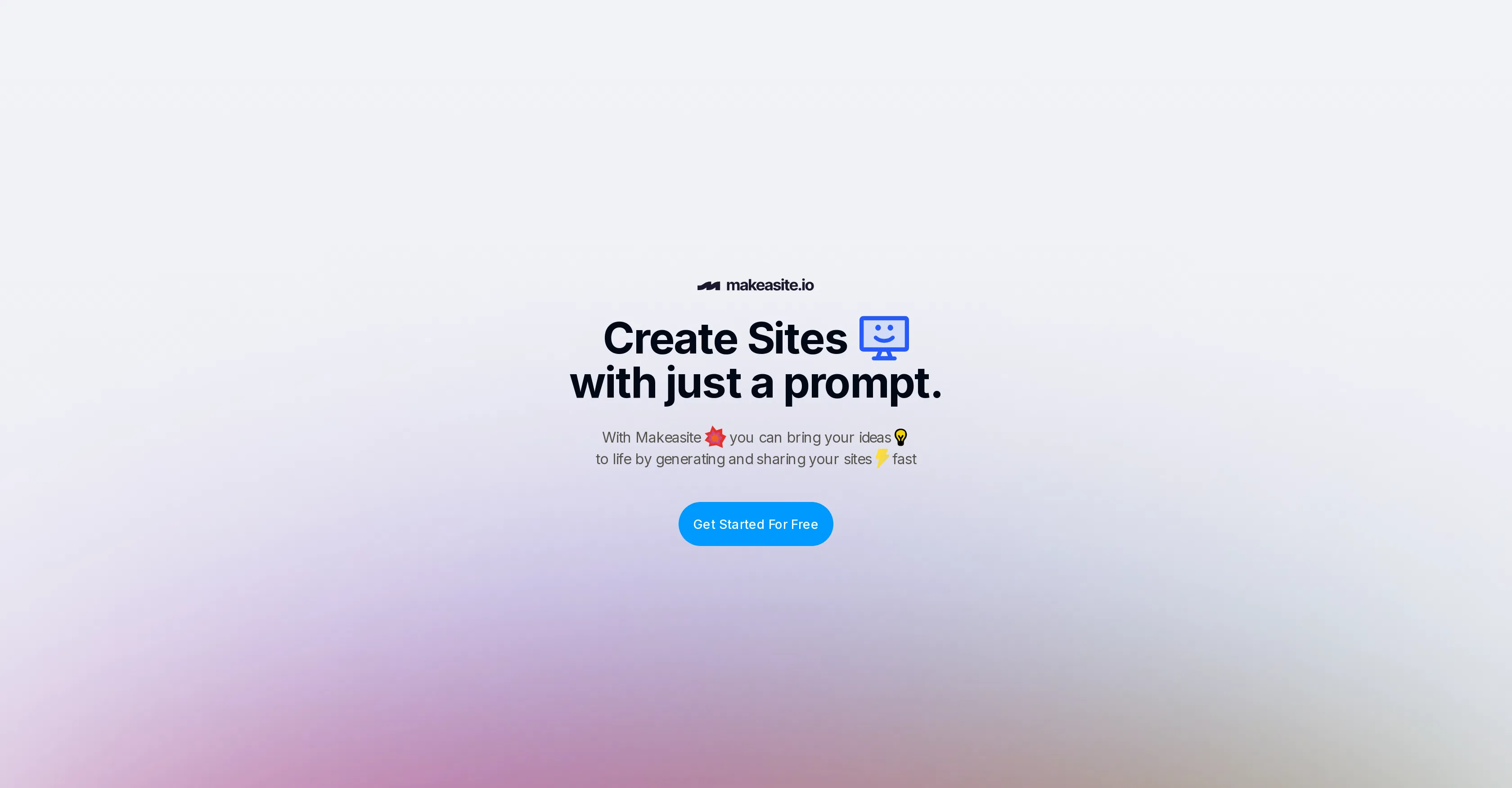 Makeasite.io screenshot